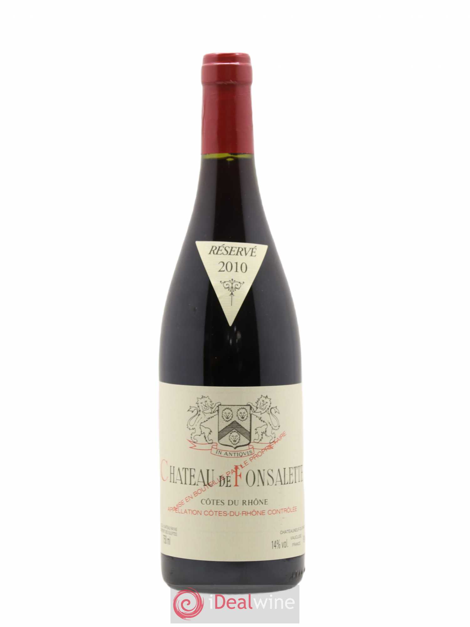 Côtes-du-Rhône Château de Fonsalette Emmanuel Reynaud 2010 - Lot de 1 bouteille - 0