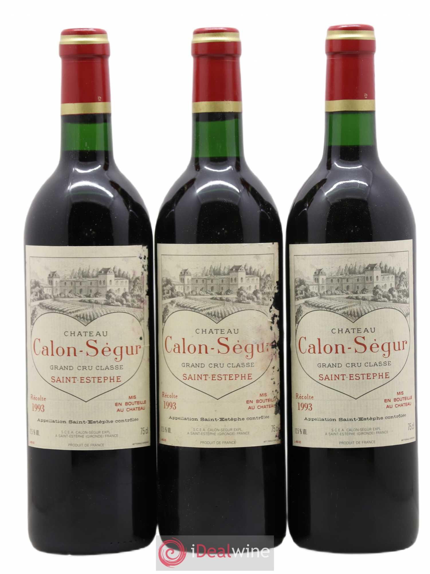 Château Calon Ségur 3ème Grand Cru Classé 1993 - Lot de 6 bouteilles - 2