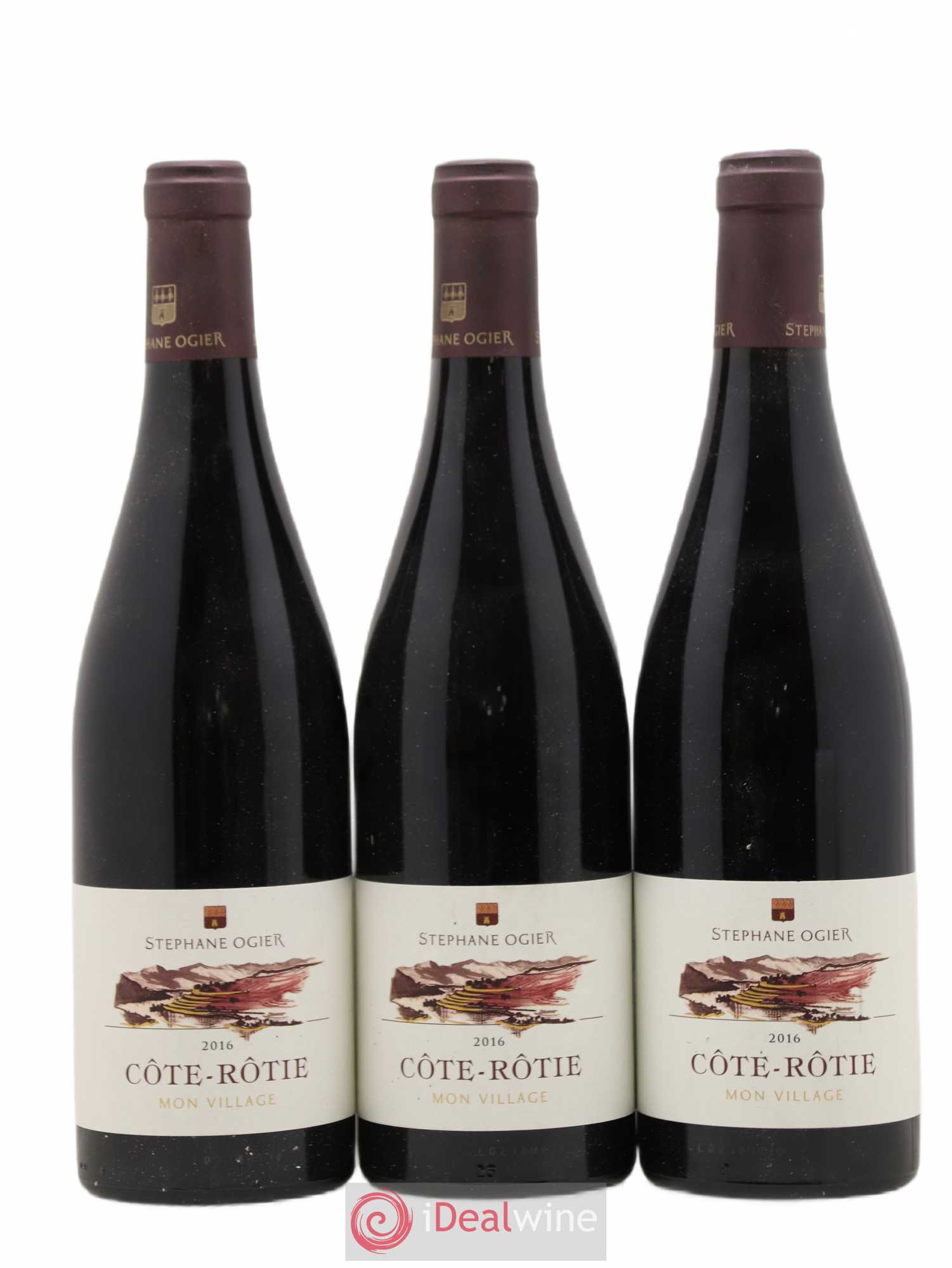 Côte-Rôtie Mon Village Stéphane Ogier 2016 - Lot de 3 bouteilles - 0