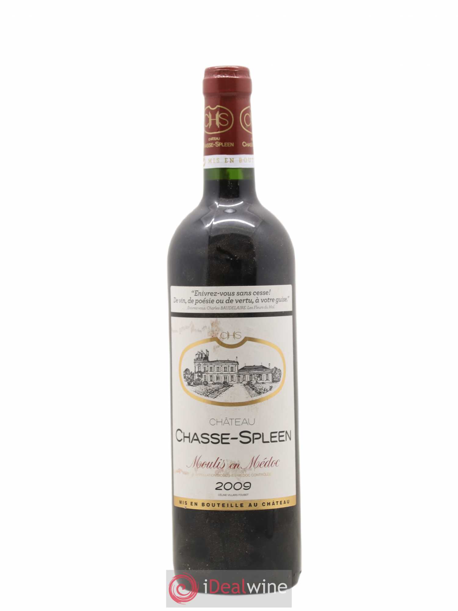 Château Chasse Spleen 2009 - Lot of 1 bottle - 0