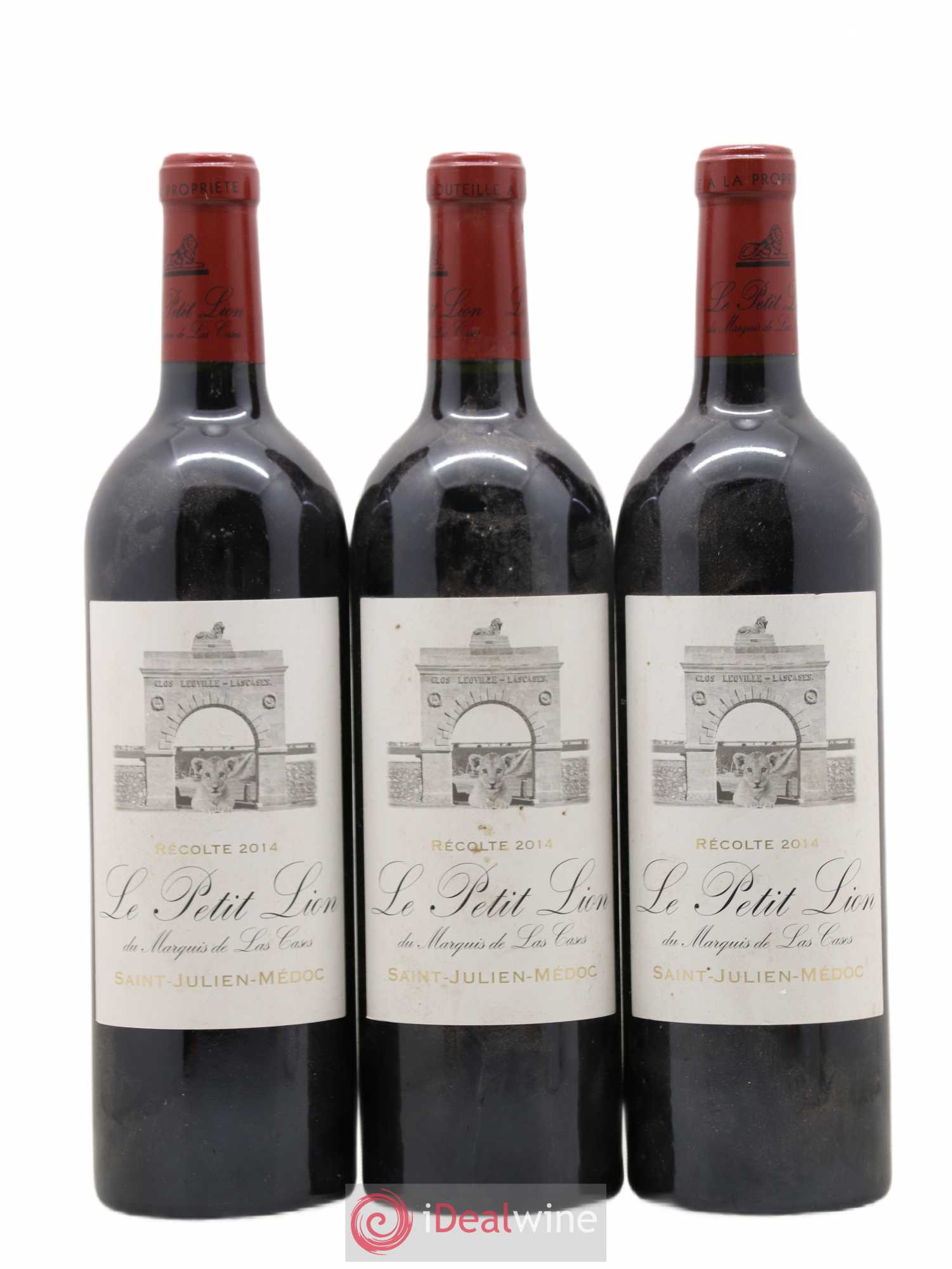 Le Petit Lion du Marquis de Las Cases Second Vin 2014 - Lotto di 3 bottiglie - 0