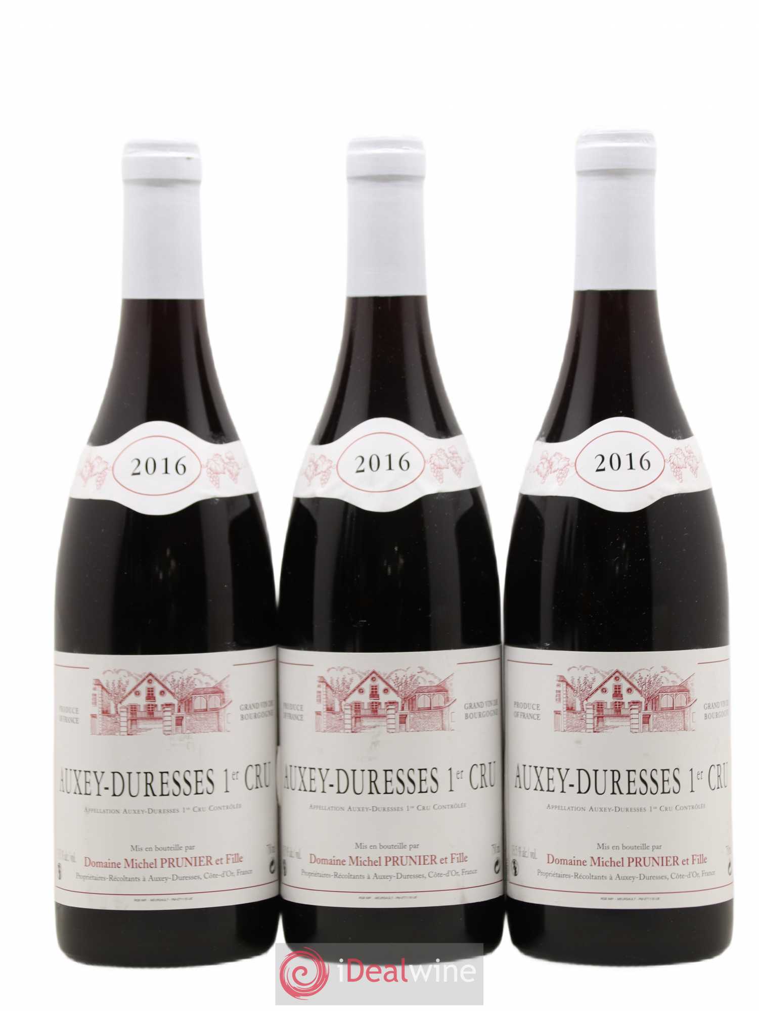 Auxey-Duresses 1er Cru Prunier-Bonheur 2016 - Lot de 3 bouteilles - 0