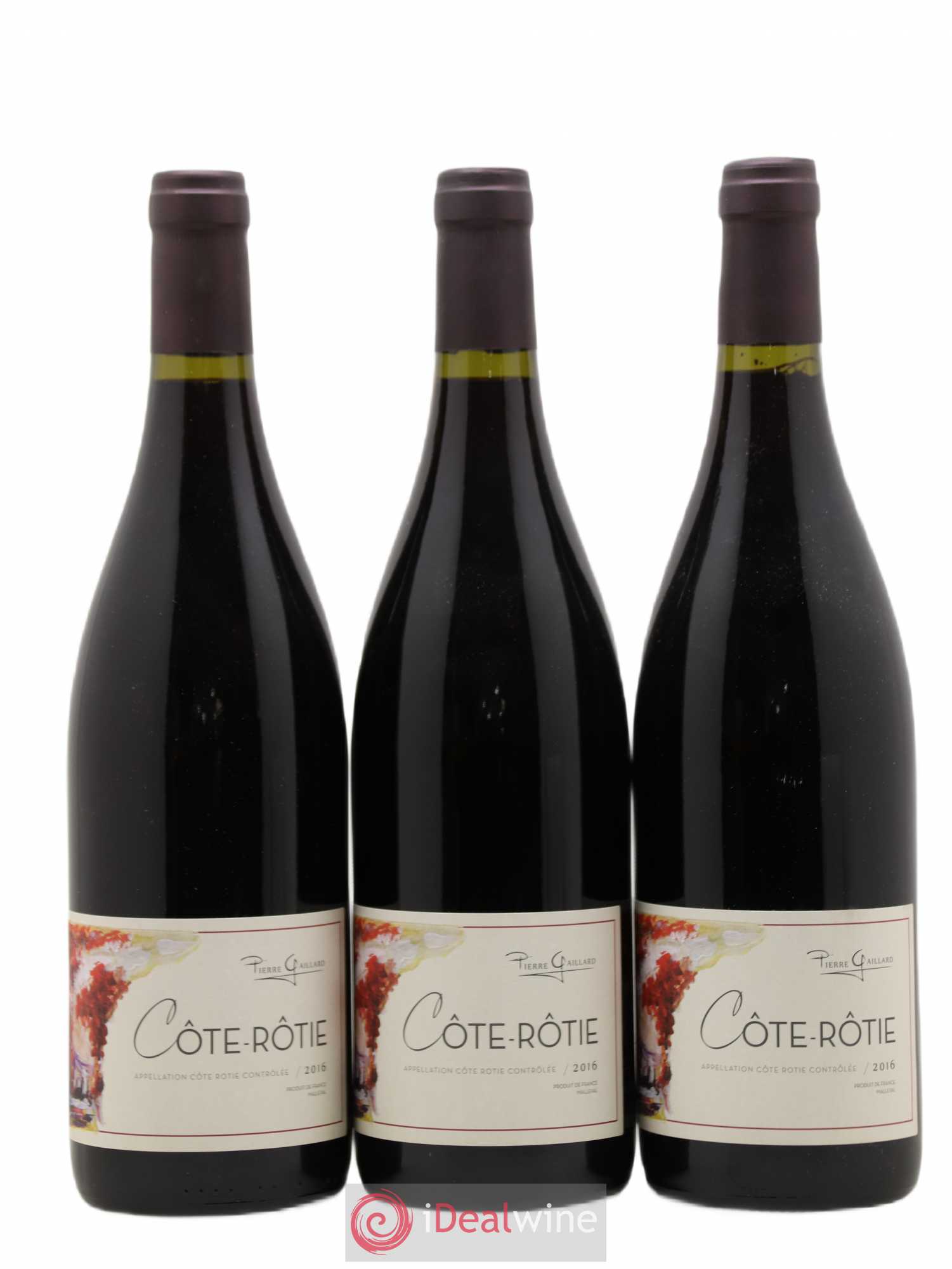 Côte-Rôtie Pierre Gaillard 2016 - Lot de 3 bouteilles - 0