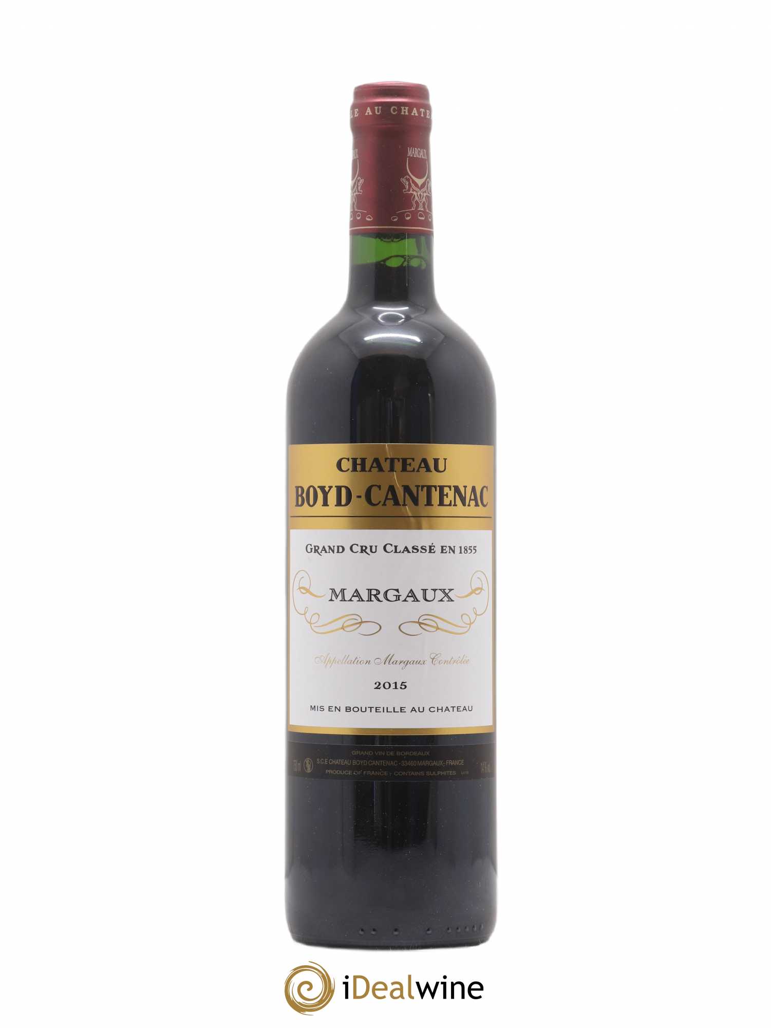 Château Boyd Cantenac 3ème Grand Cru Classé 2015 - Lot de 1 bouteille - 0