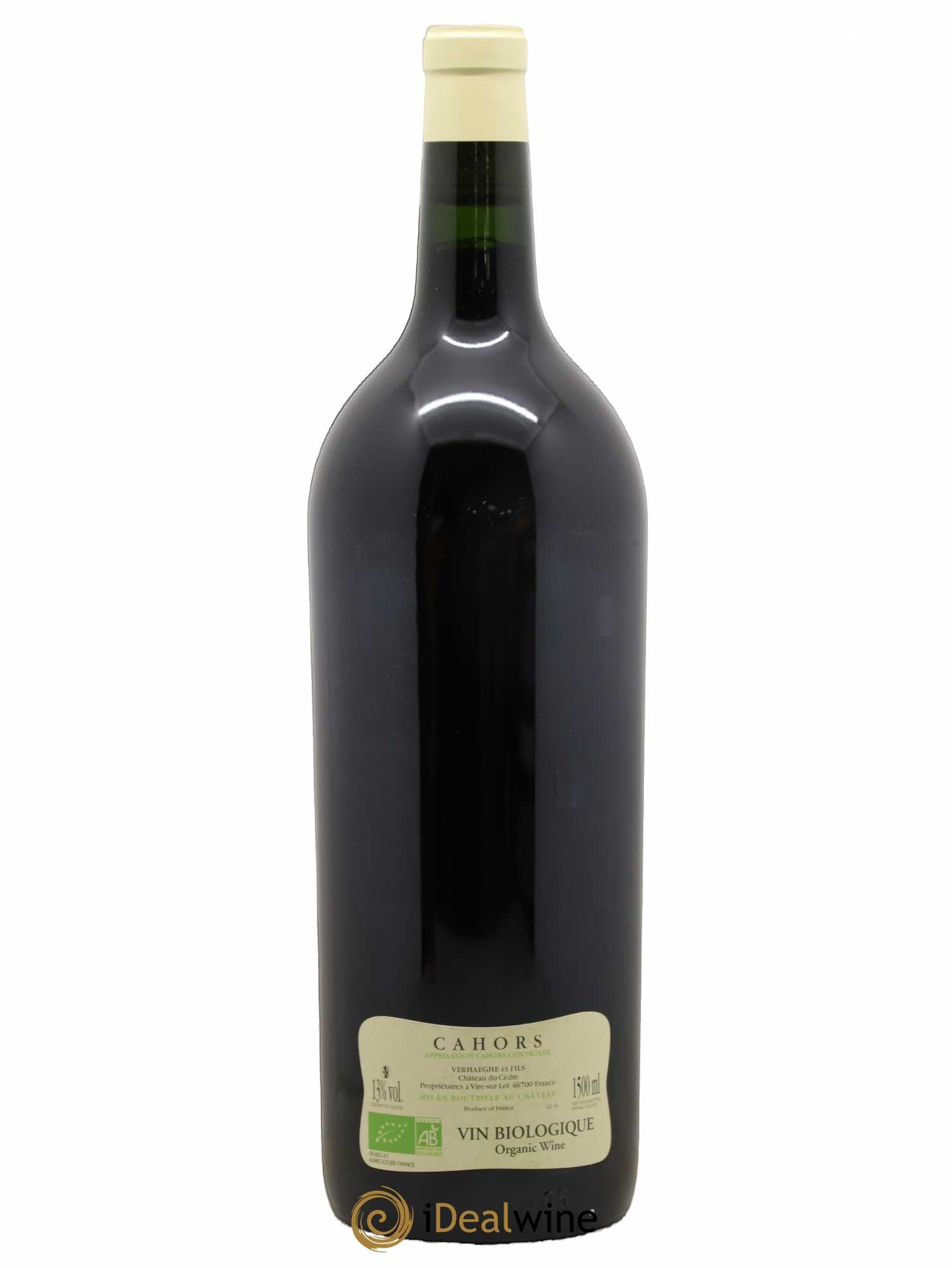 Cahors Château du Cèdre Cuvée Le Cèdre Pascal et Jean-Marc Verhaeghe 2015 - Lot de 1 magnum - 1