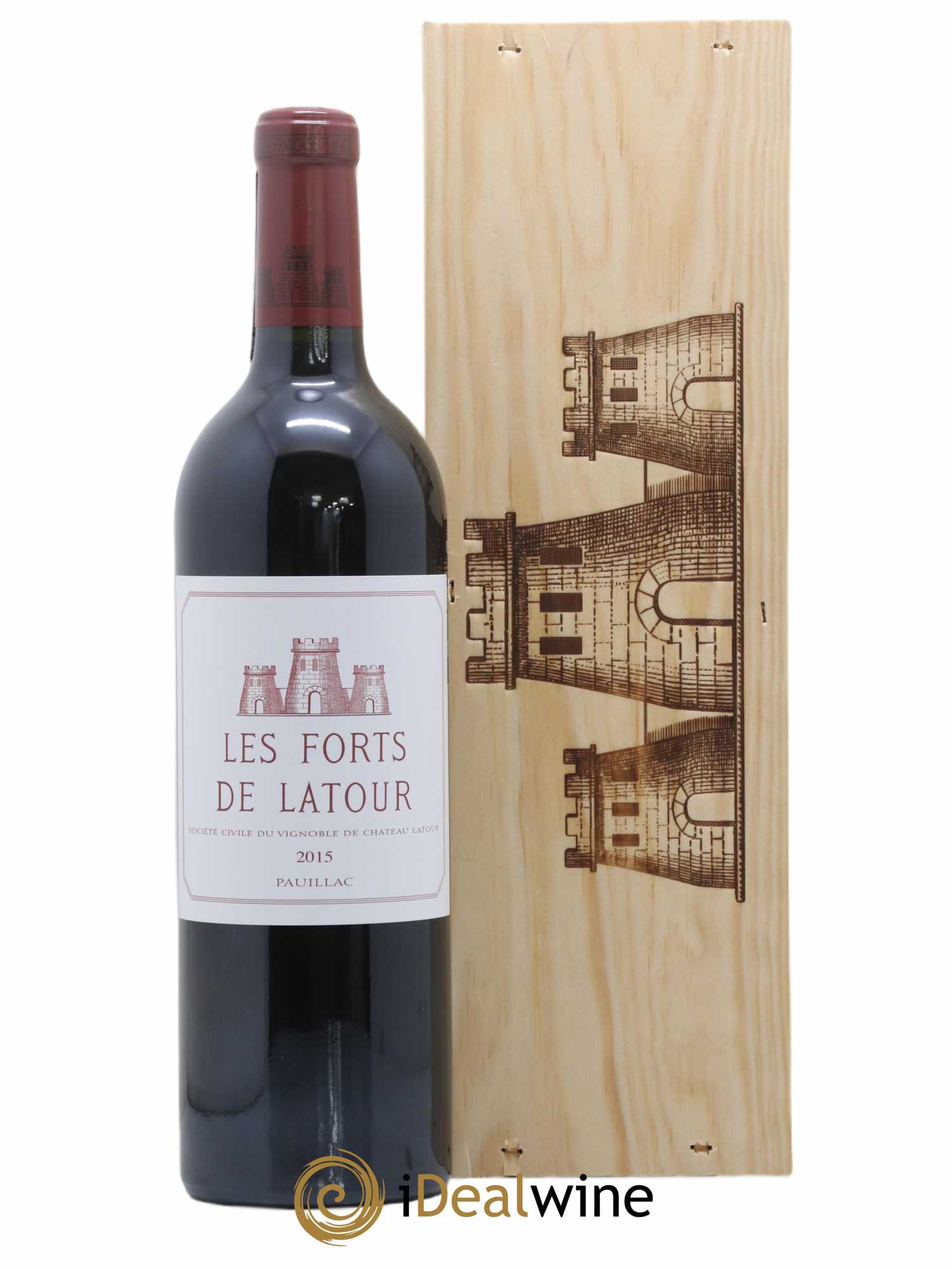 Les Forts de Latour Second Vin 2015 - Lot de 1 bouteille - 0