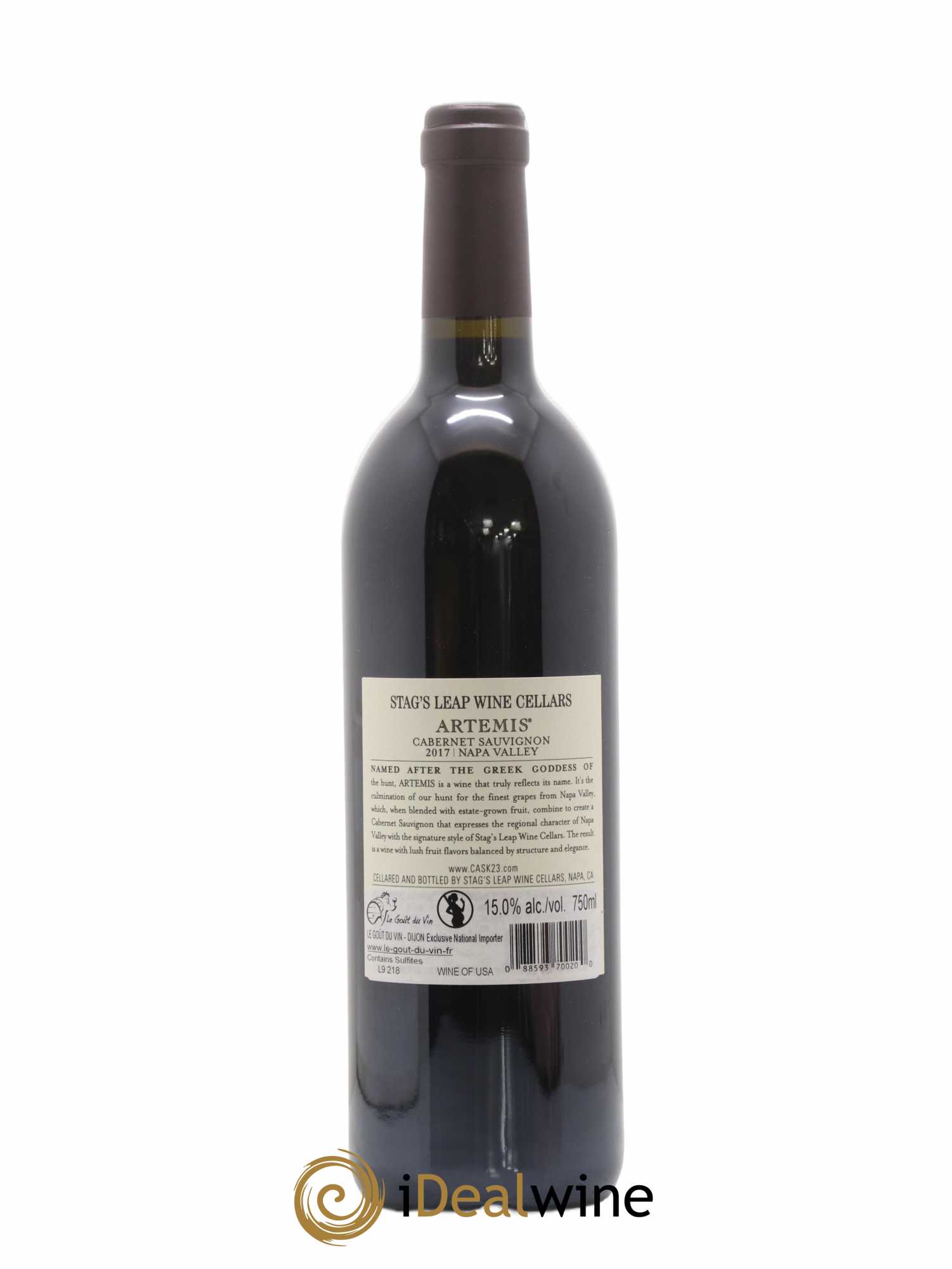 Napa Valley Stags Leap Wine Cellars Artemis 2017 - Lot de 1 bouteille - 1