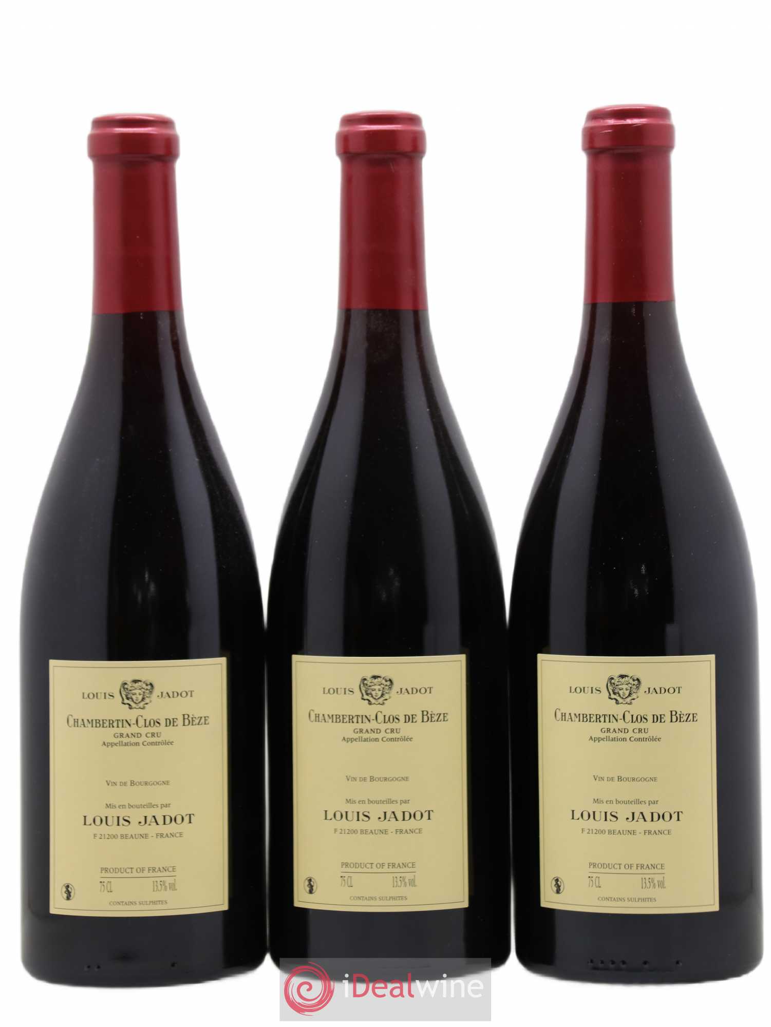 Chambertin Clos de Bèze Grand Cru Domaine Louis Jadot 2011 - Lot of 3 bottles - 1