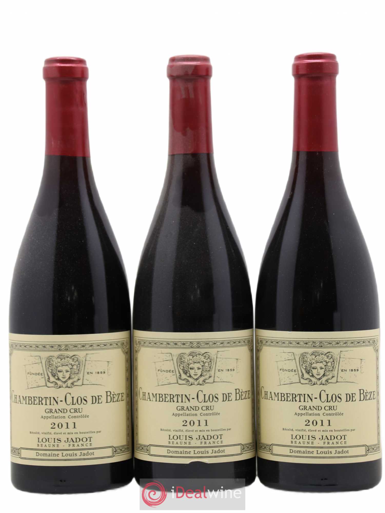 Chambertin Clos de Bèze Grand Cru Domaine Louis Jadot 2011 - Lot of 3 bottles - 0