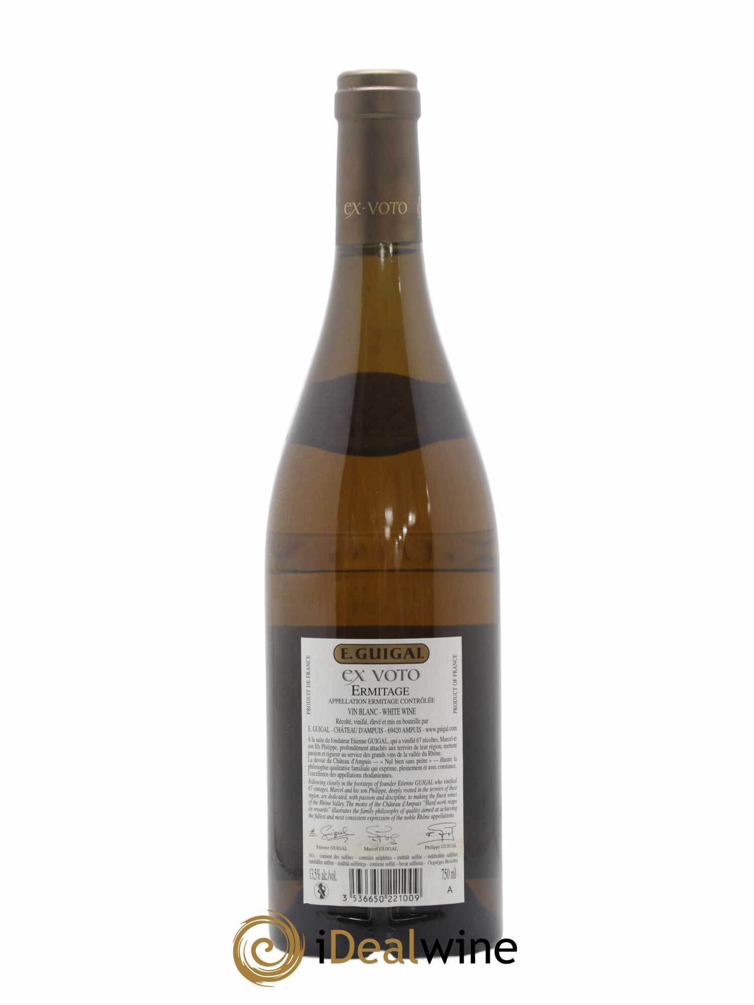 Ermitage Ex Voto Guigal 2010 - Lotto di 1 bottiglia - 1