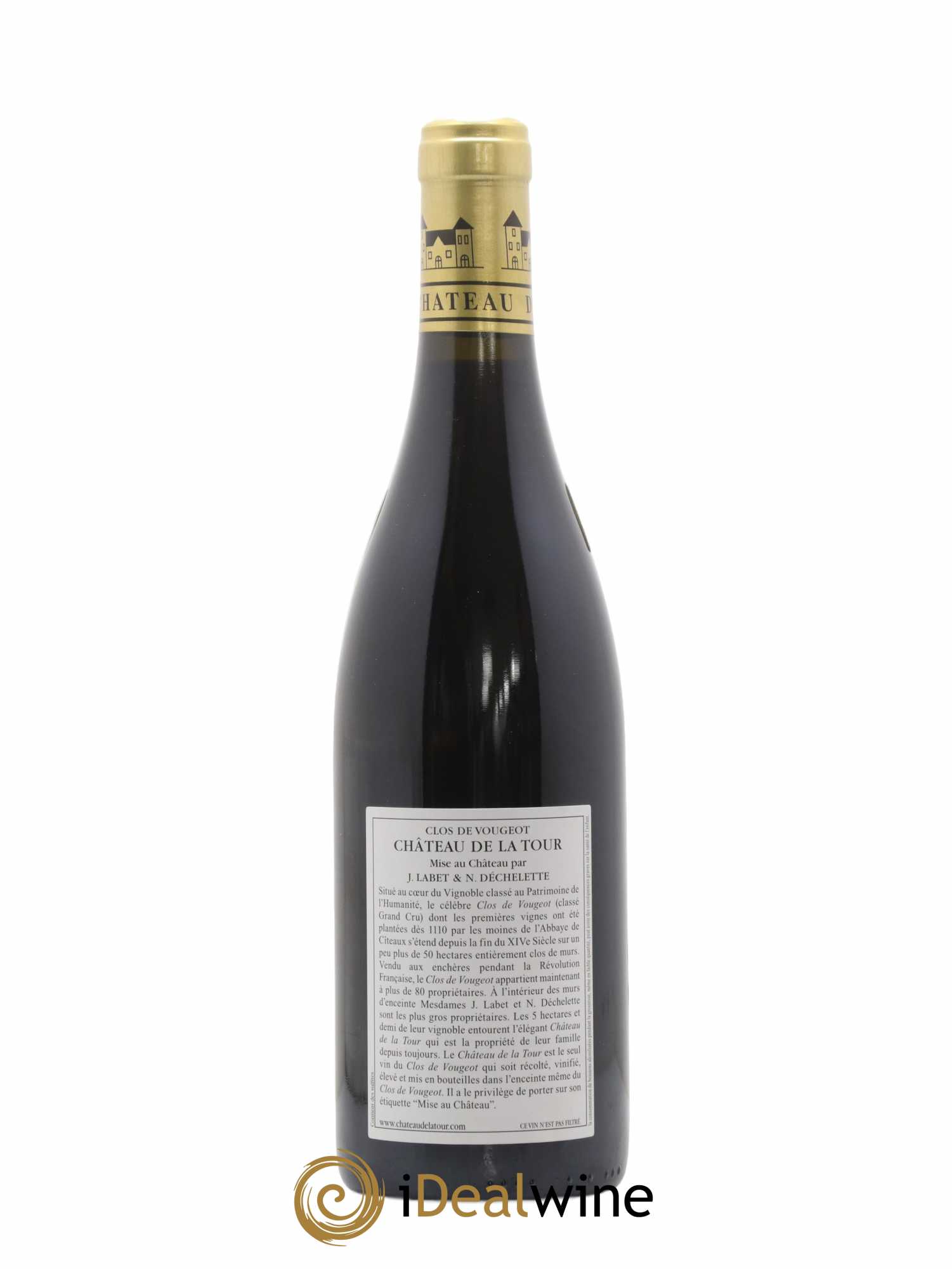 Clos de Vougeot Grand Cru Vieilles Vignes Château de La Tour 2014 - Lot de 1 bouteille - 1