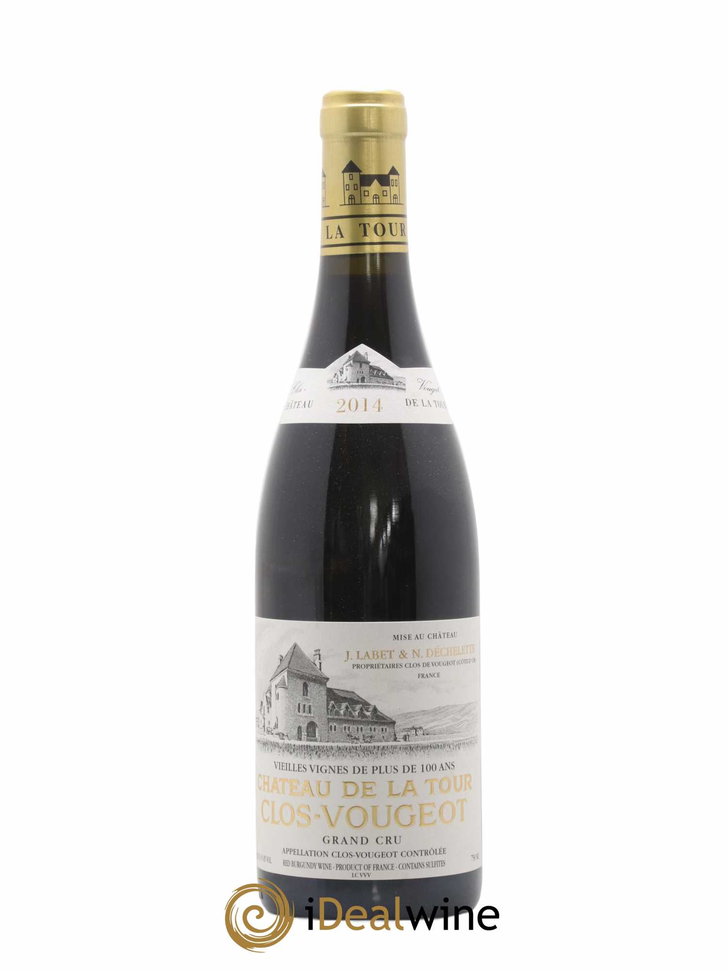 Clos de Vougeot Grand Cru Vieilles Vignes Château de La Tour 2014 - Lot de 1 bouteille - 0