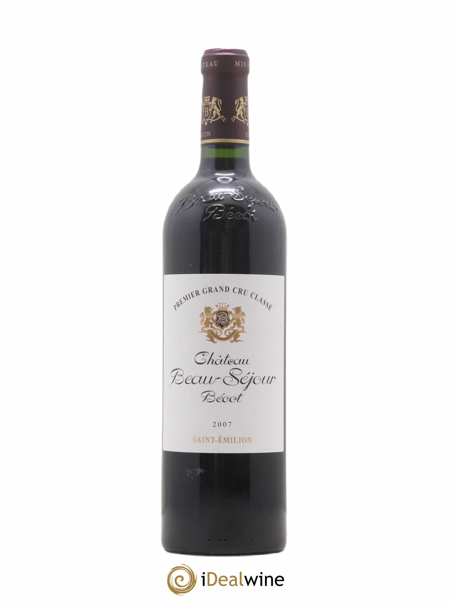 Château Beau-Séjour Bécot 1er Grand Cru Classé B 2007 - Lot de 1 bouteille - 0