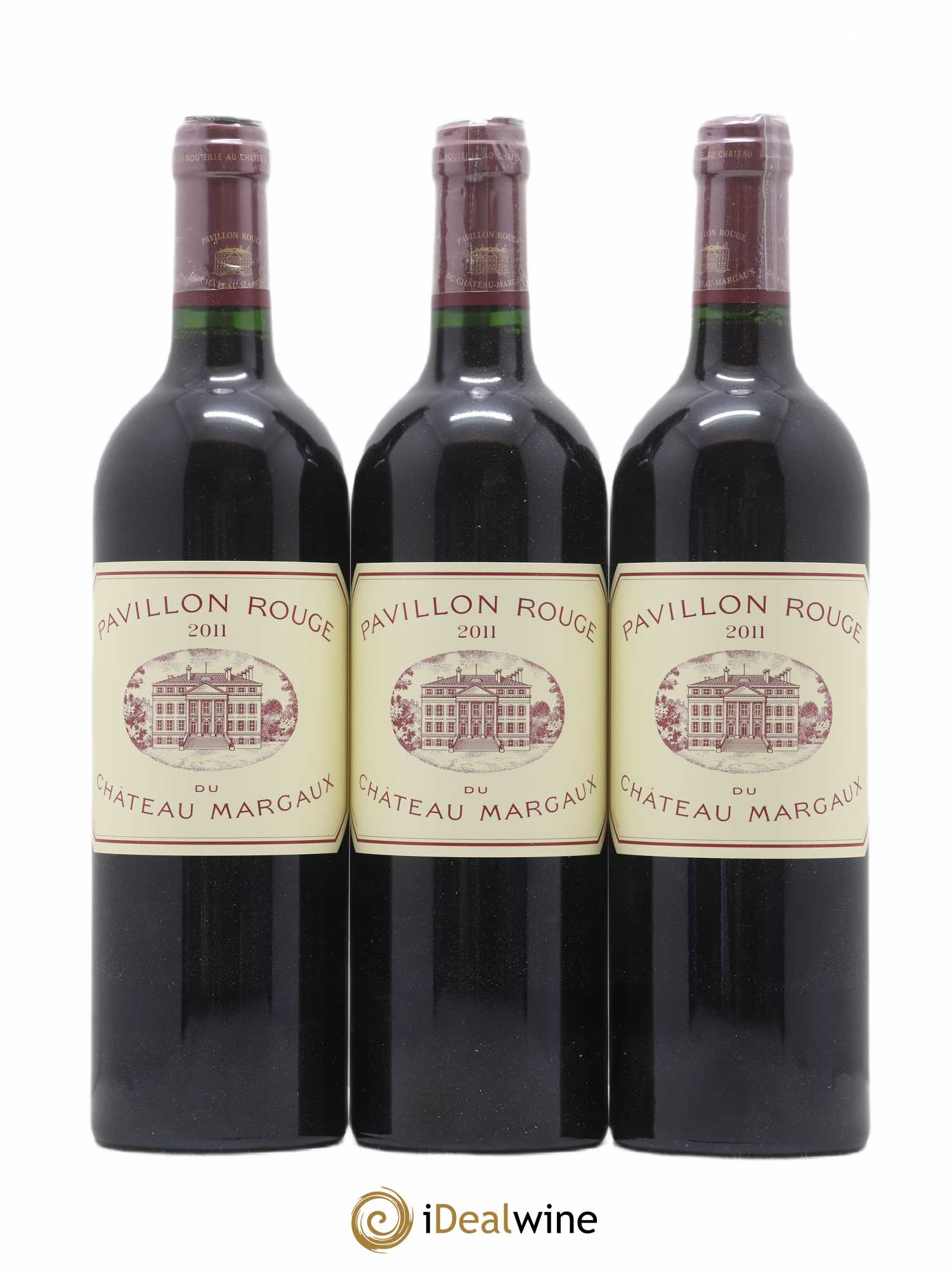 Pavillon Rouge du Château Margaux Second Vin 2011 - Lot de 3 bouteilles - 0