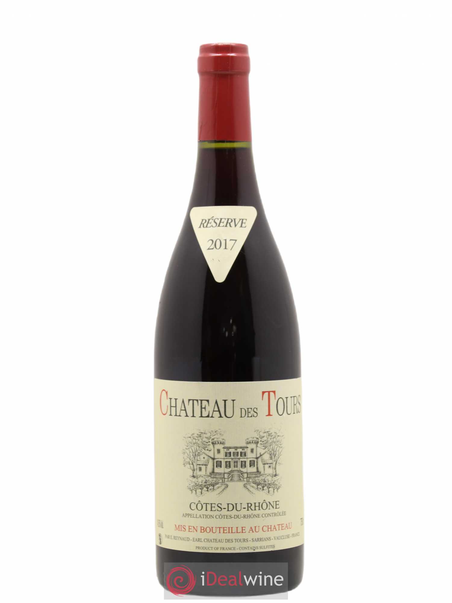 Côtes-du-Rhône Château des Tours Emmanuel Reynaud 2017 - Lot de 1 bouteille - 0