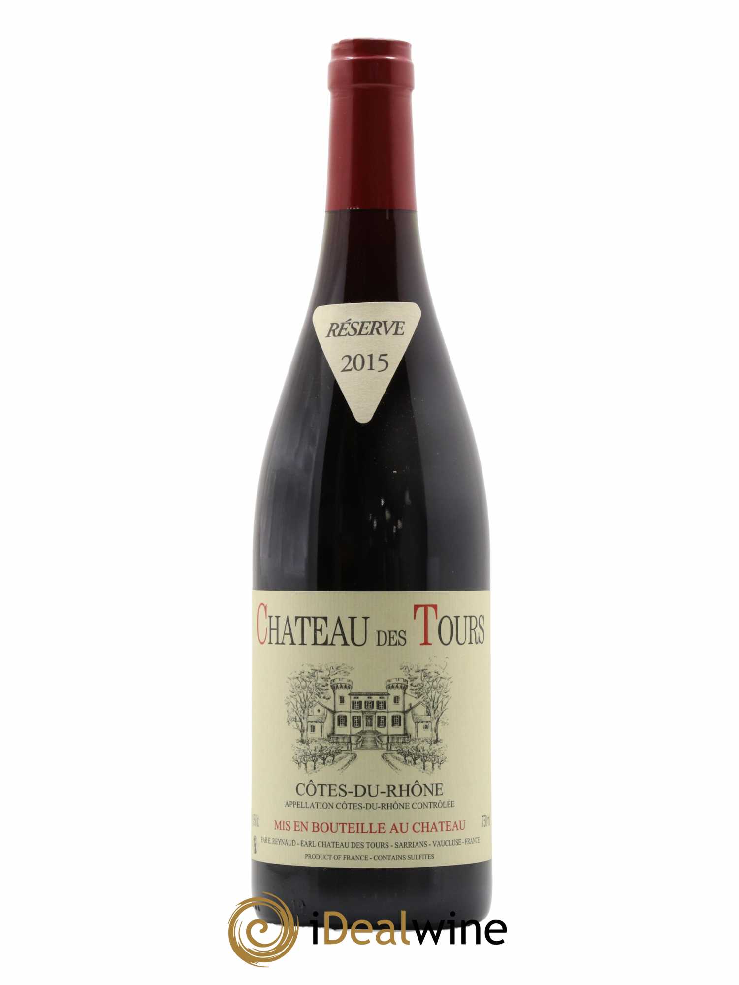 Côtes-du-Rhône Château des Tours Emmanuel Reynaud 2015 - Lot de 1 bouteille - 0