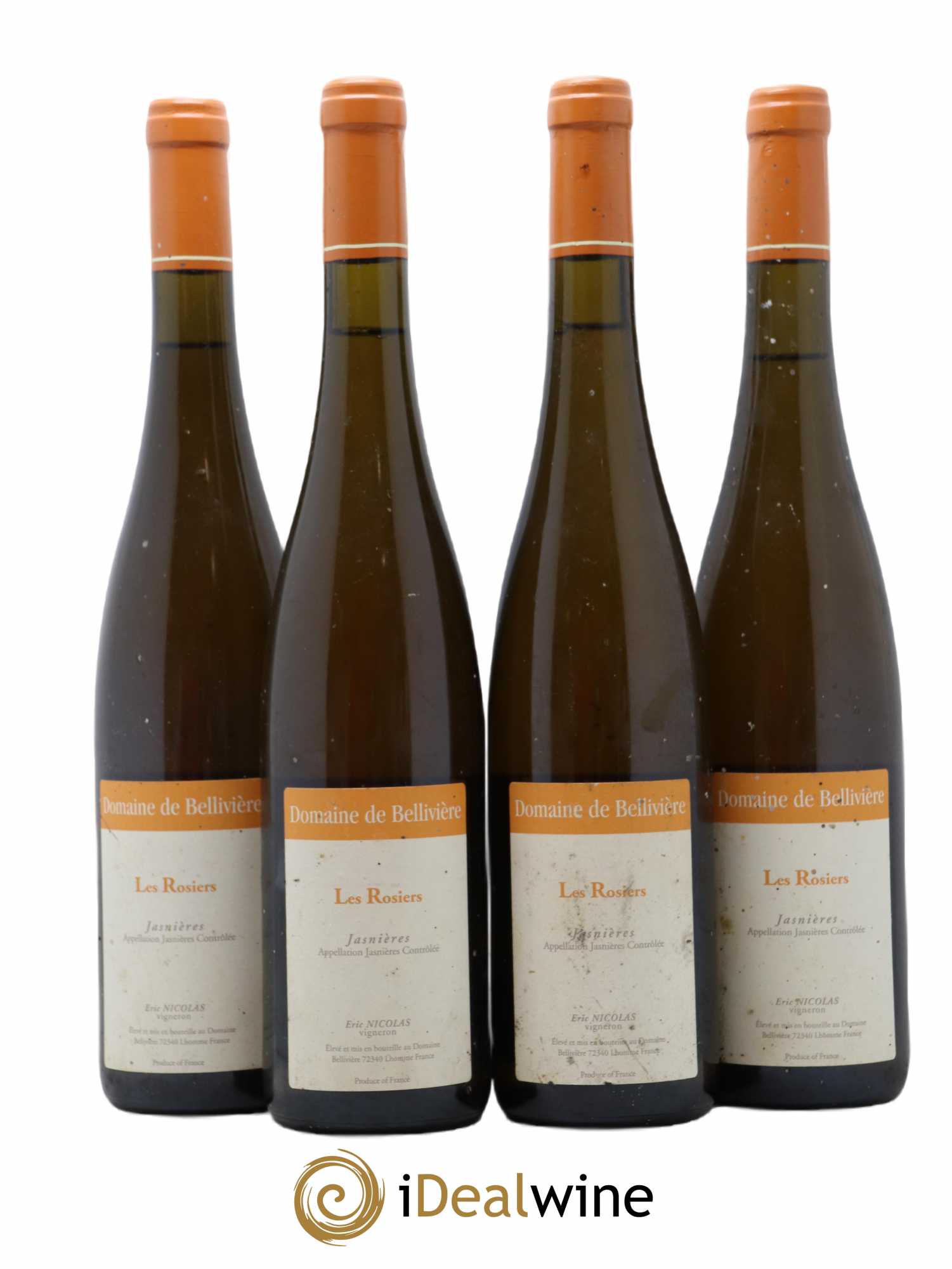 Jasnières Les Rosiers Domaine de Bellivière 2017 - Lot de 4 bouteilles - 0