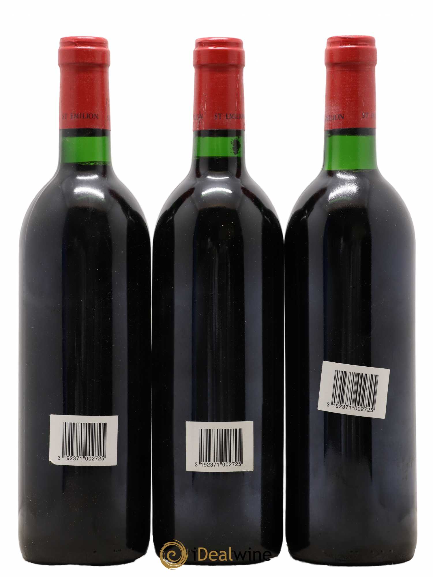 Château Angélus 1er Grand Cru Classé A 1989 - Lot de 3 bouteilles - 1