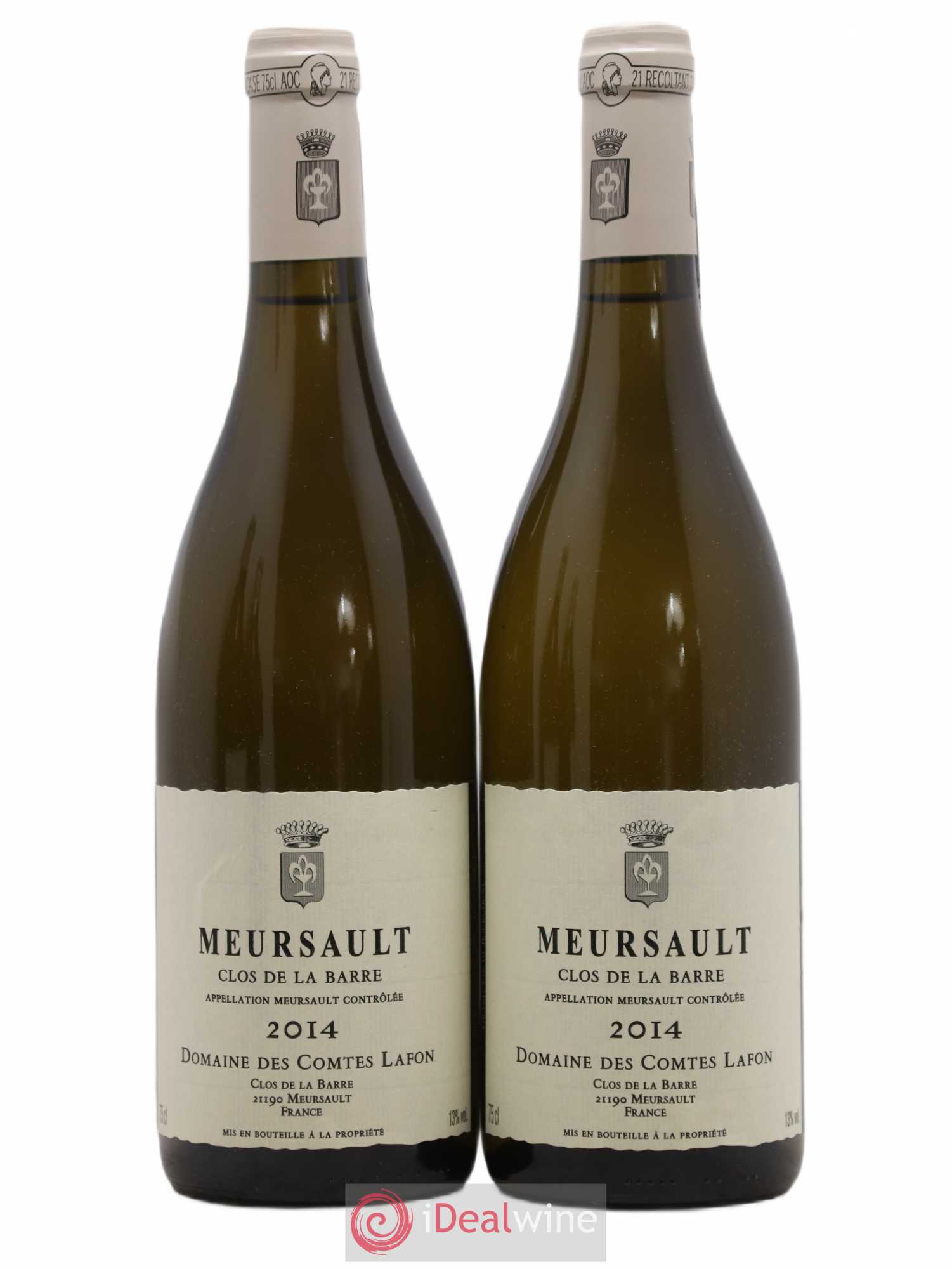 Meursault Clos de la Barre Comtes Lafon (Domaine des) 2014 - Lot de 2 bouteilles - 0