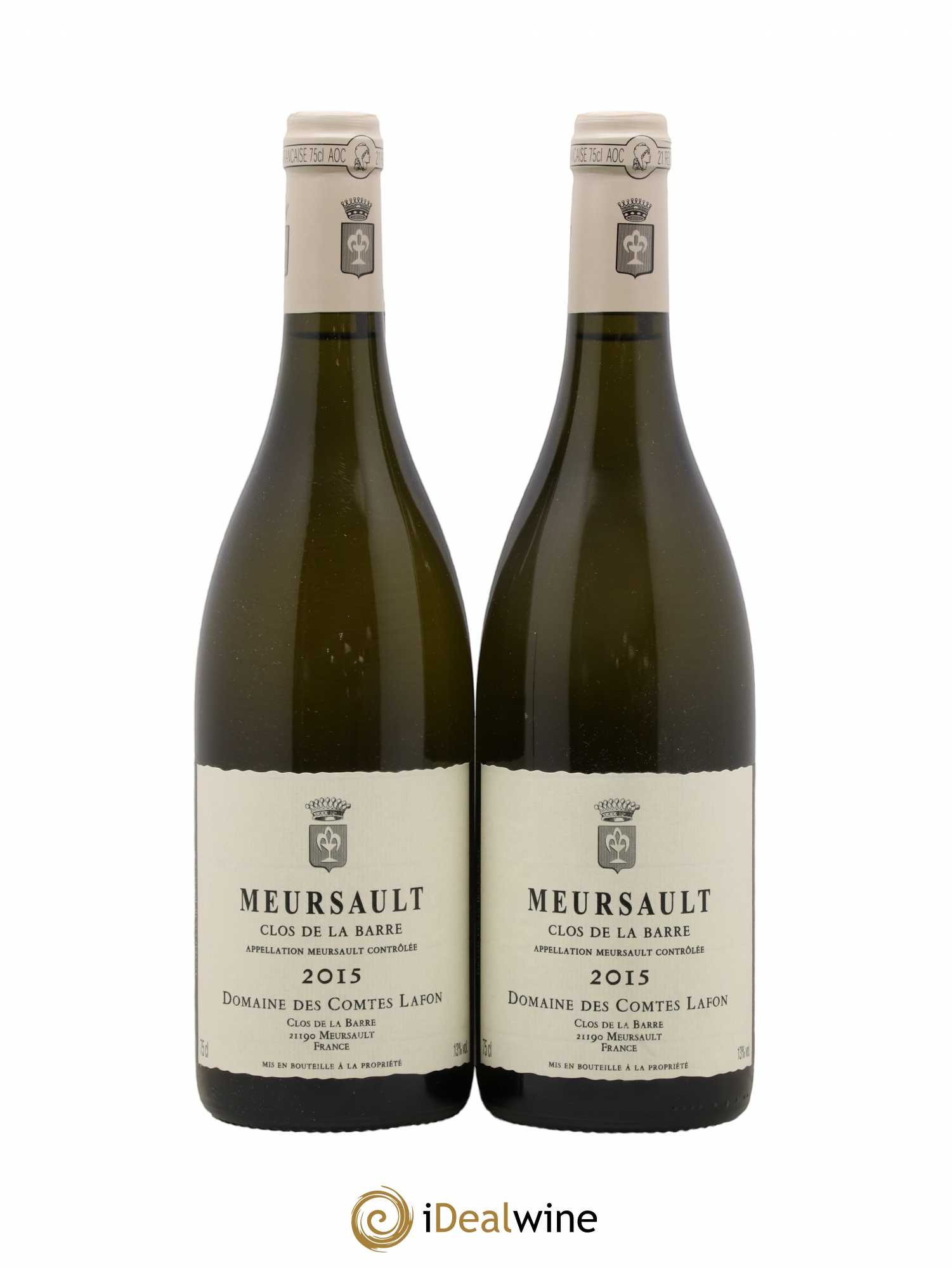Meursault Clos de la Barre Comtes Lafon (Domaine des) 2015 - Lot de 2 bouteilles - 0