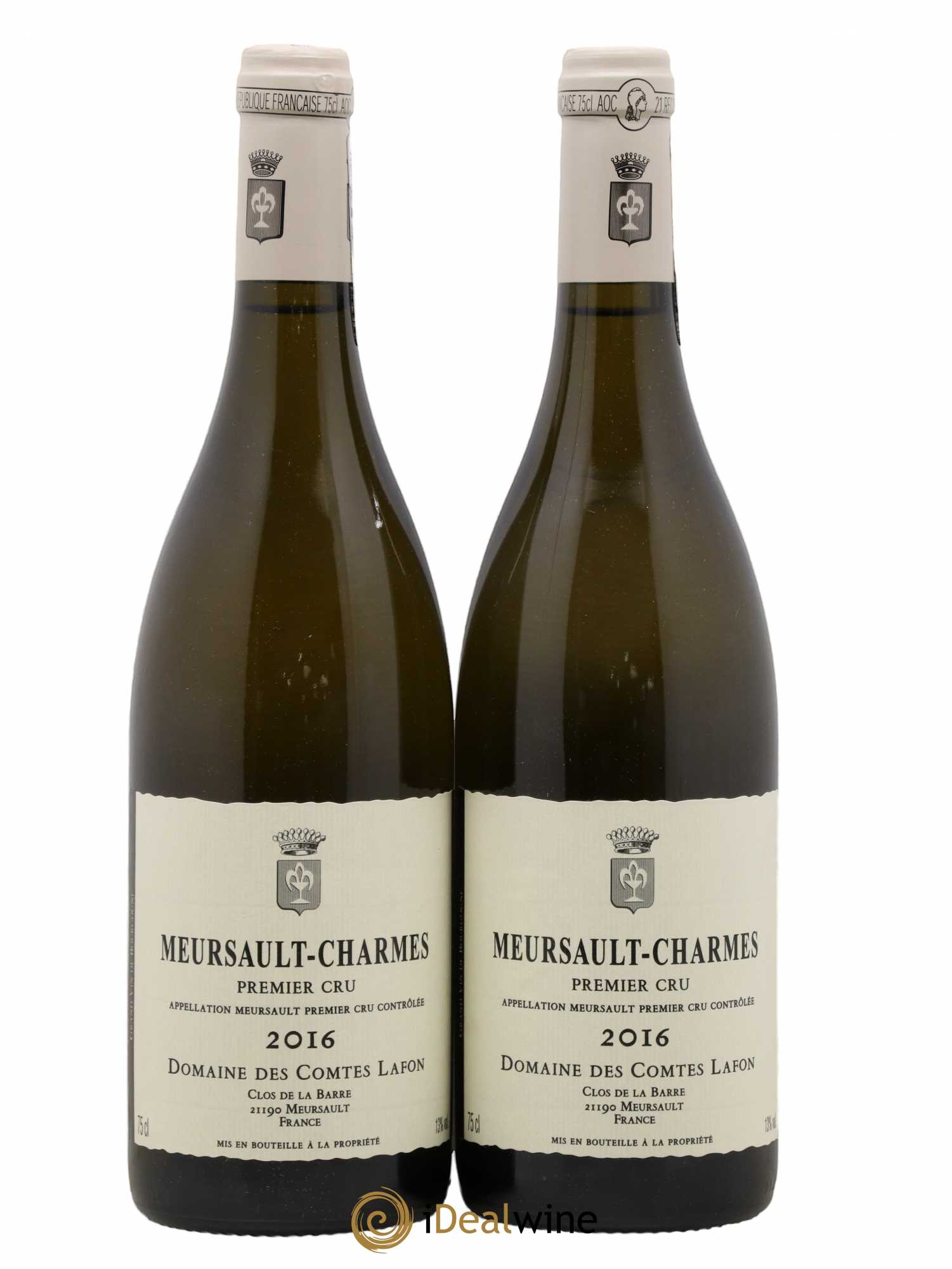 Meursault 1er Cru Charmes Comtes Lafon (Domaine des) 2016 - Lot de 2 bouteilles - 0