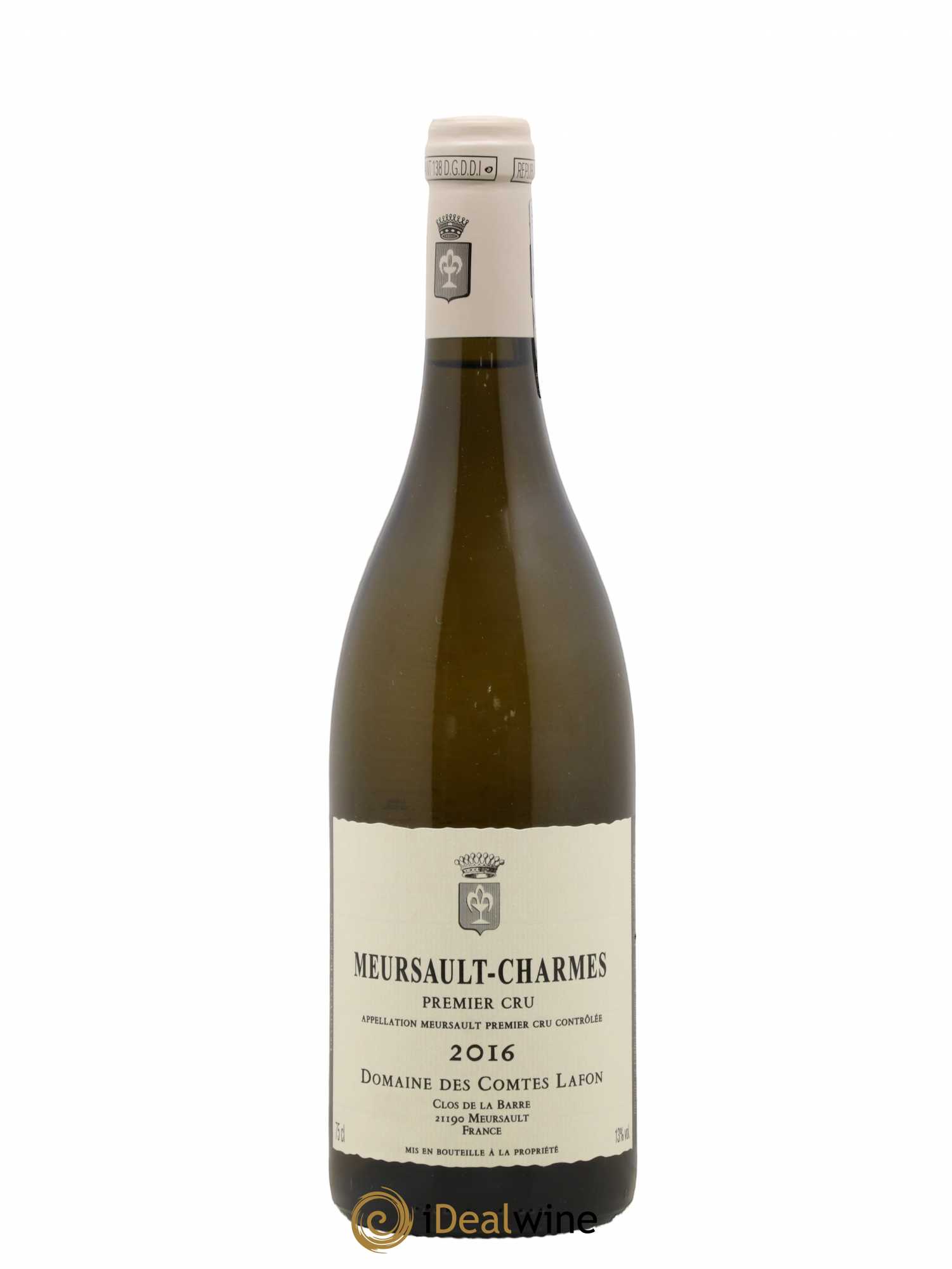 Meursault 1er Cru Charmes Comtes Lafon (Domaine des) 2016 - Lot de 1 bouteille - 0