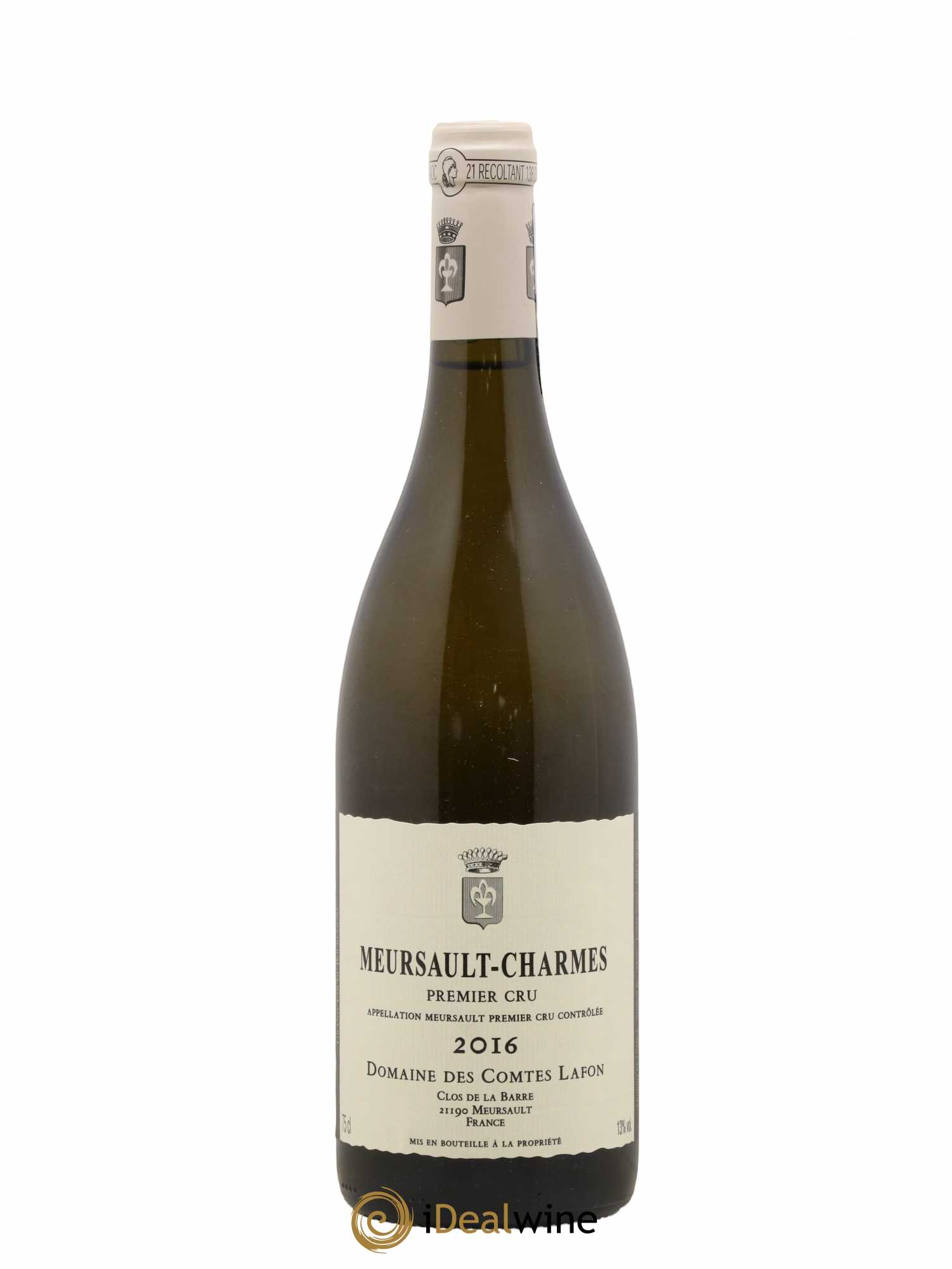 Meursault 1er Cru Charmes Comtes Lafon (Domaine des) 2016 - Lot de 1 bouteille - 0