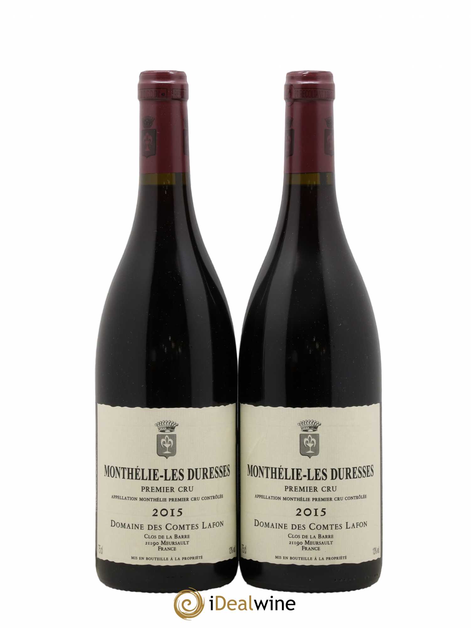 Monthélie 1er Cru Les Duresses Comtes Lafon (Domaine des) 2015 - Lot de 2 bouteilles - 0