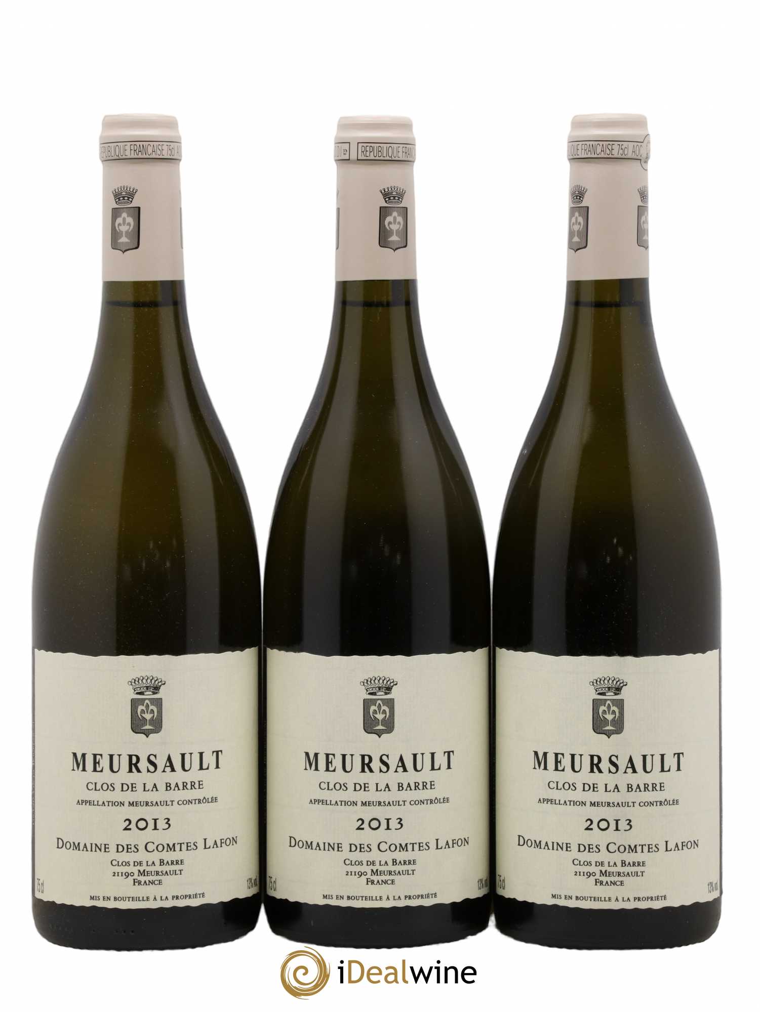 Meursault Clos de la Barre Comtes Lafon (Domaine des) 2013 - Lot de 3 bouteilles - 0