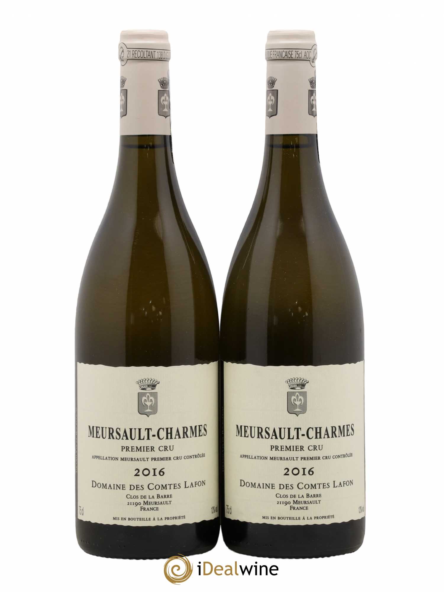 Meursault 1er Cru Charmes Comtes Lafon (Domaine des) 2016 - Lot de 2 bouteilles - 0