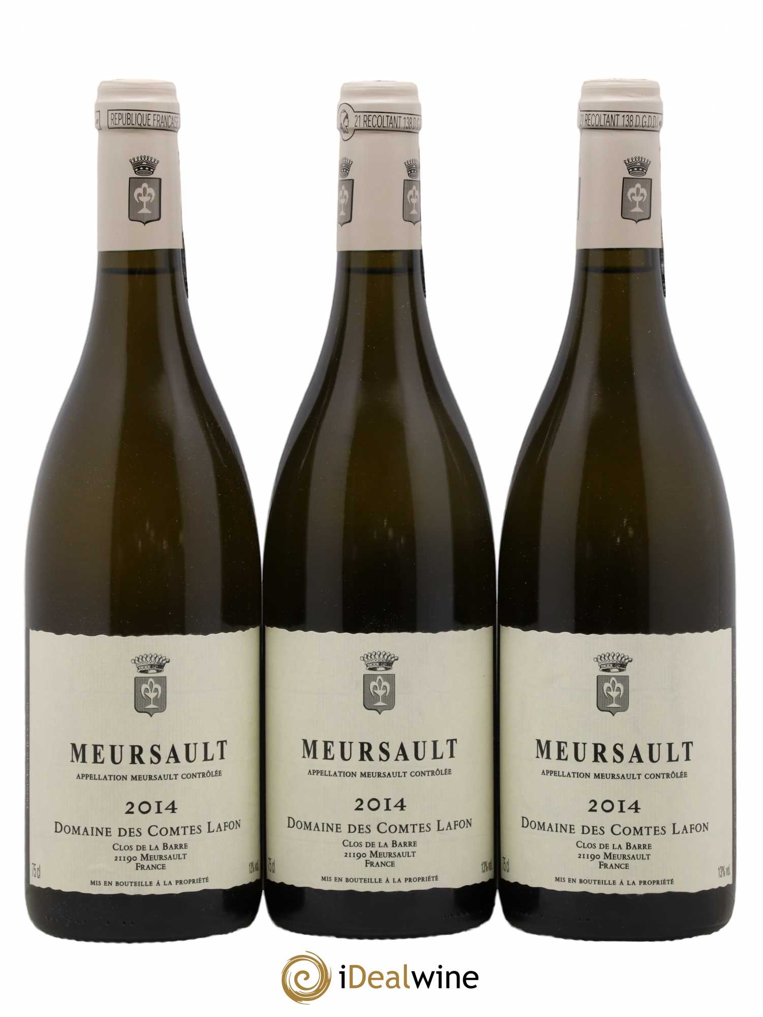 Meursault Comtes Lafon (Domaine des) 2014 - Lot de 3 bouteilles - 0