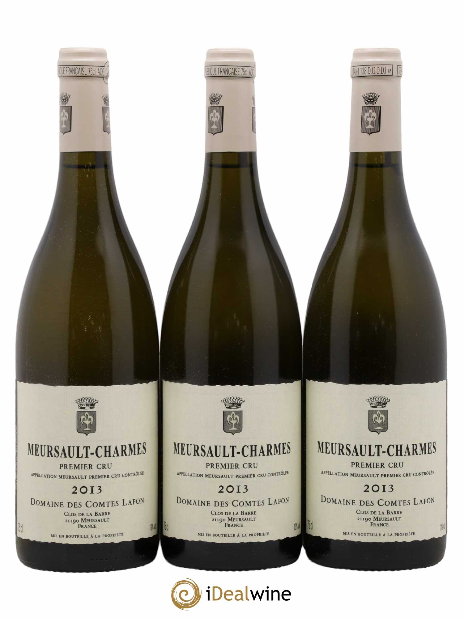 Meursault 1er Cru Charmes Comtes Lafon (Domaine des) 2013 - Lot de 3 bouteilles - 0