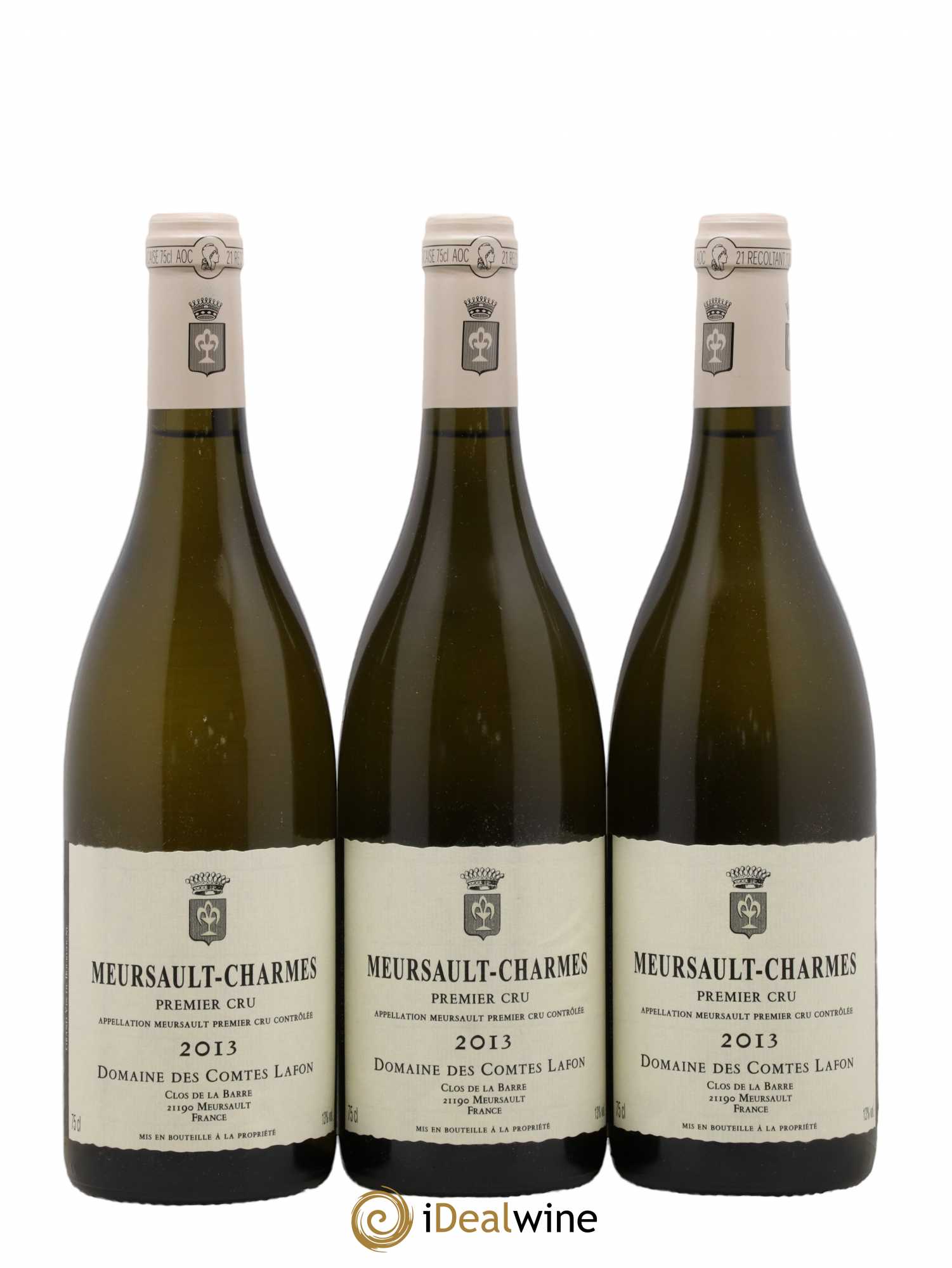 Meursault 1er Cru Charmes Comtes Lafon (Domaine des) 2013 - Lot de 3 bouteilles - 0