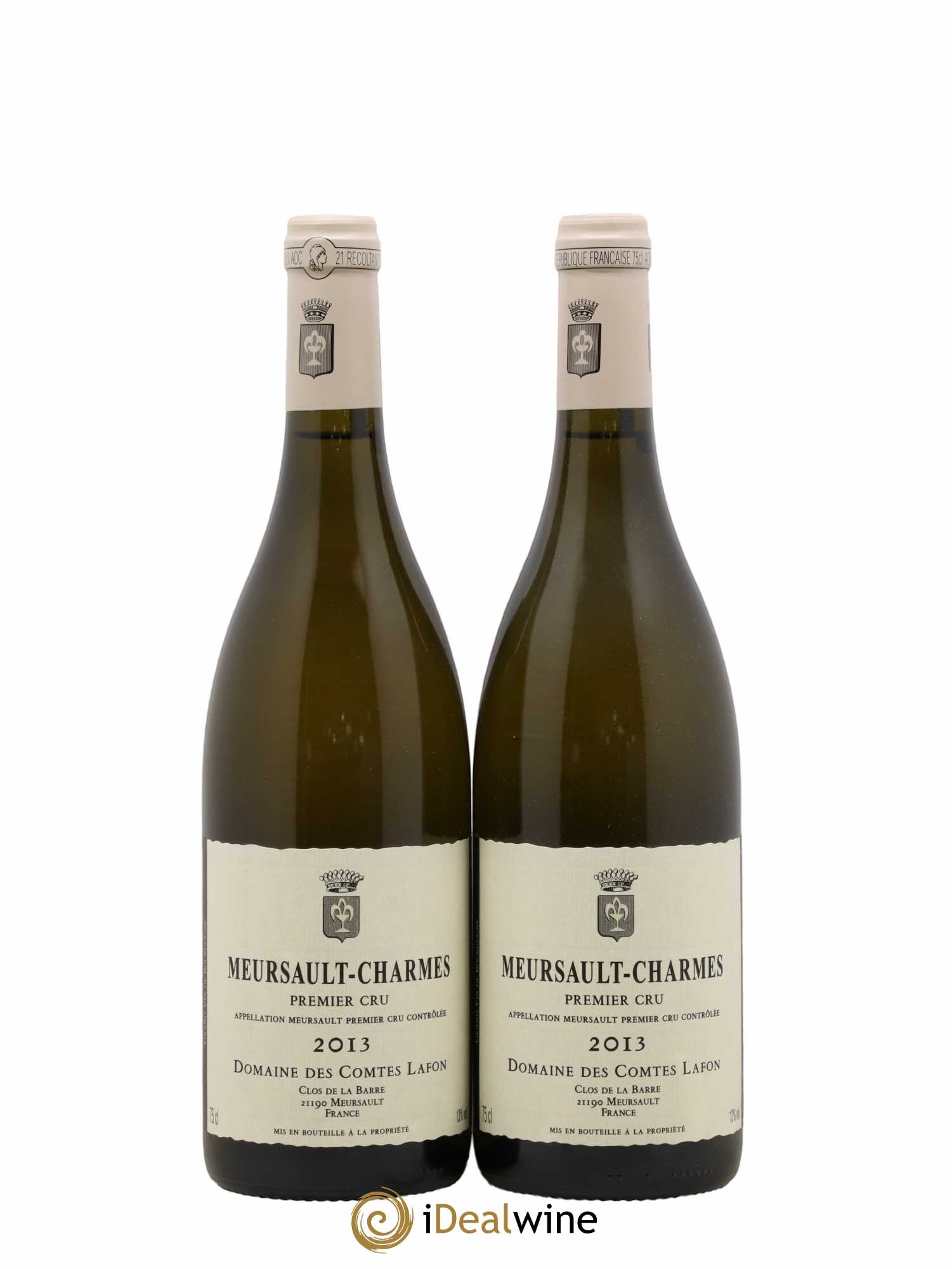 Meursault 1er Cru Charmes Comtes Lafon (Domaine des) 2013 - Lot de 2 bouteilles - 0