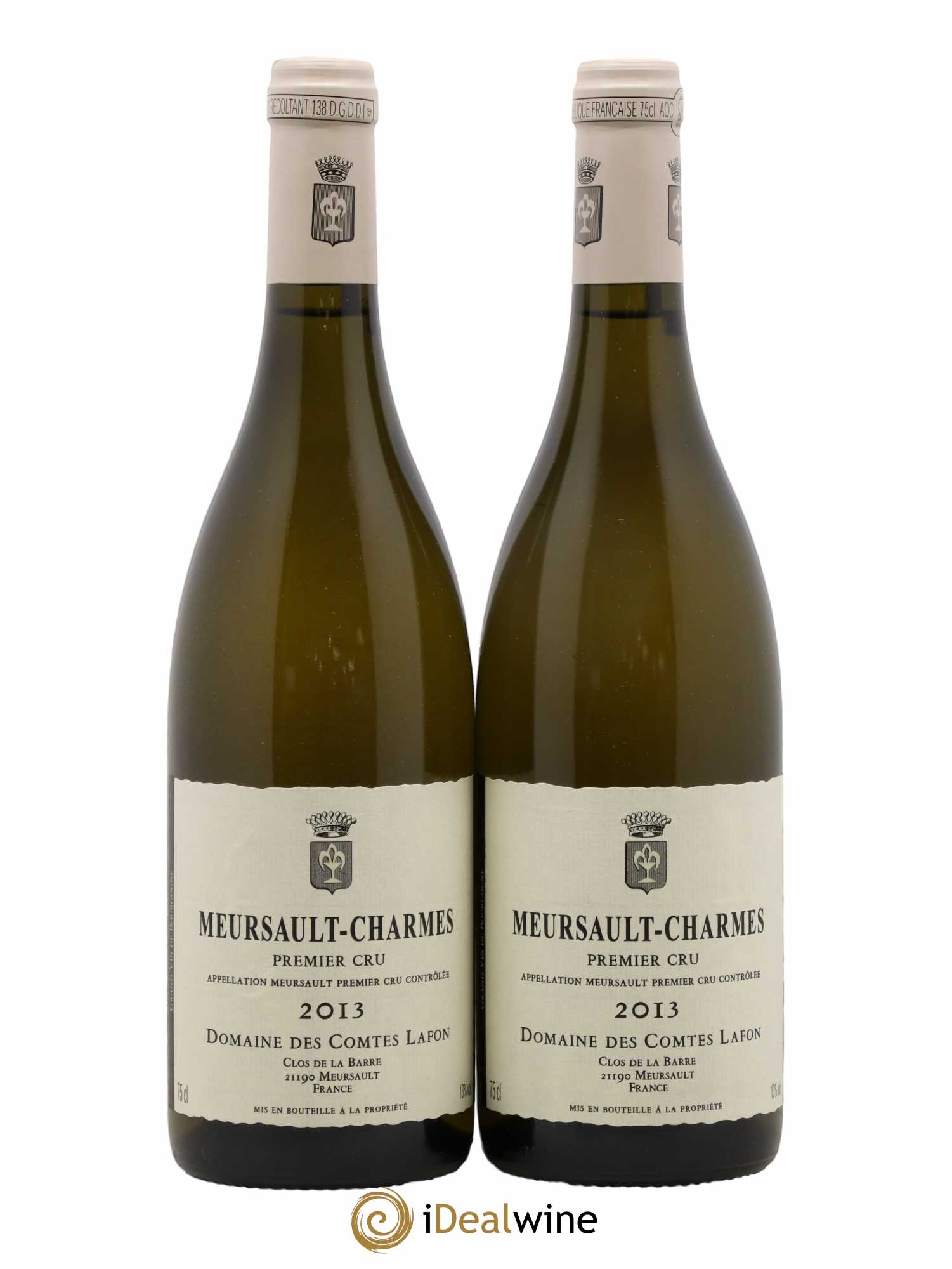Meursault 1er Cru Charmes Comtes Lafon (Domaine des) 2013 - Lot de 2 bouteilles - 0