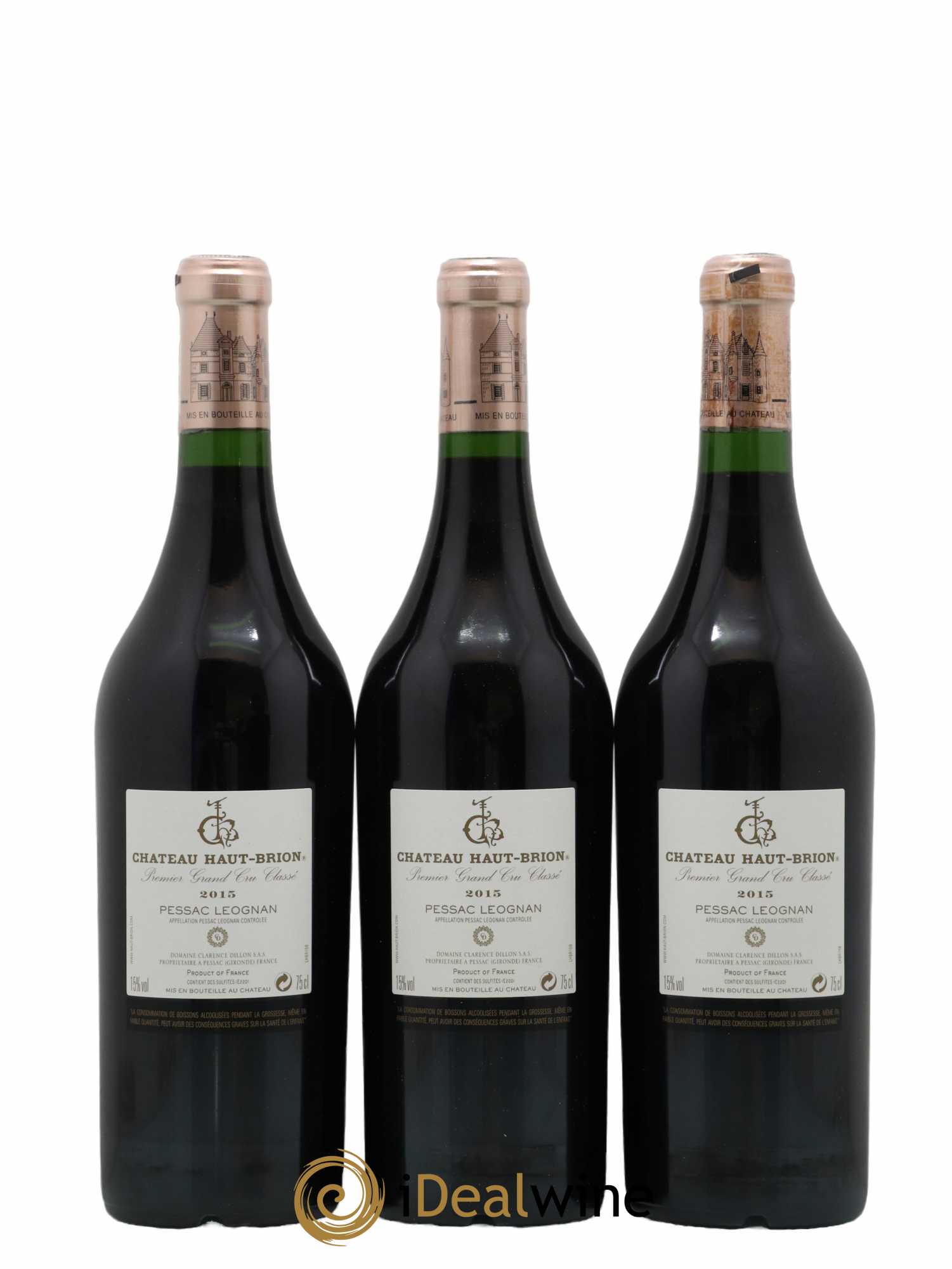 Château Haut Brion 1er Grand Cru Classé 2015 - Lot de 6 bouteilles - 2