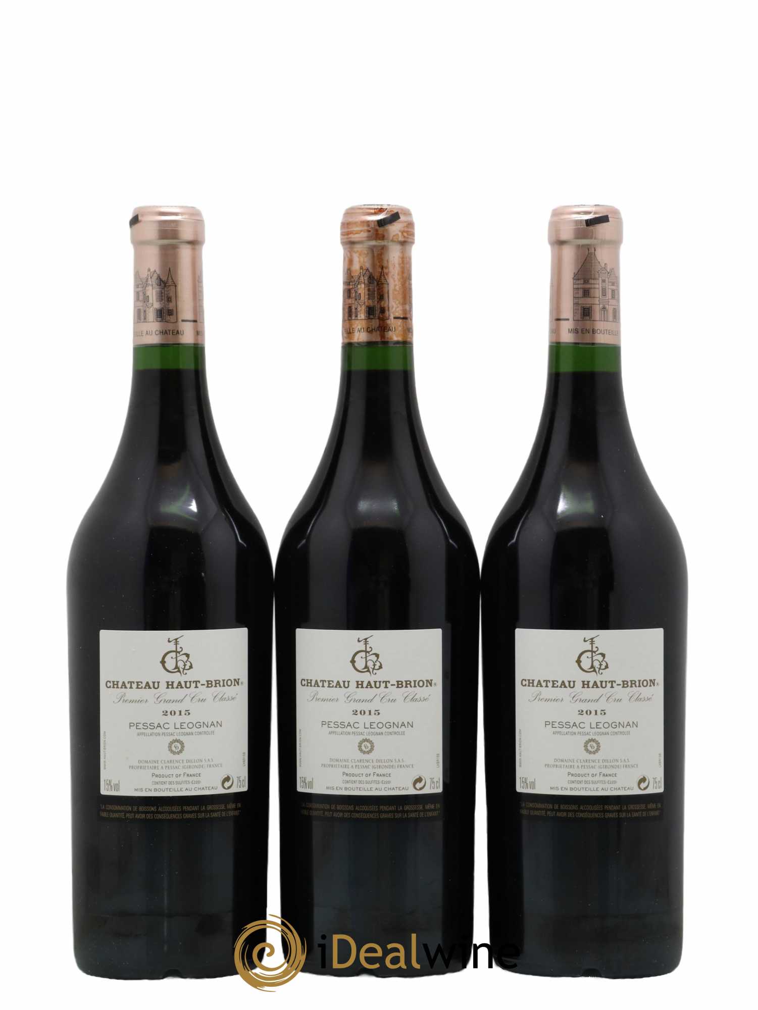 Château Haut Brion 1er Grand Cru Classé 2015 - Lot de 6 bouteilles - 4