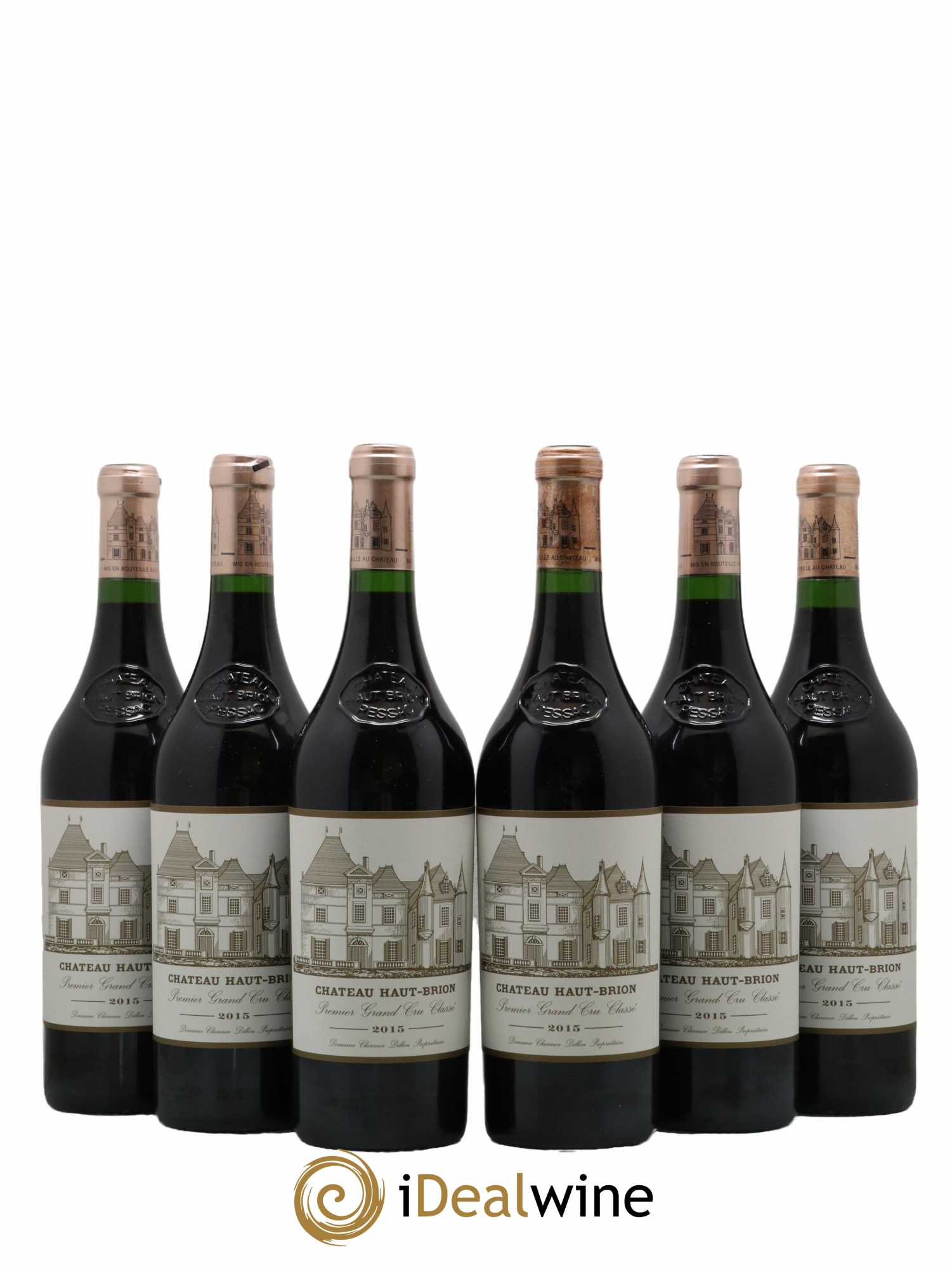 Château Haut Brion 1er Grand Cru Classé 2015 - Lot de 6 bouteilles - 0
