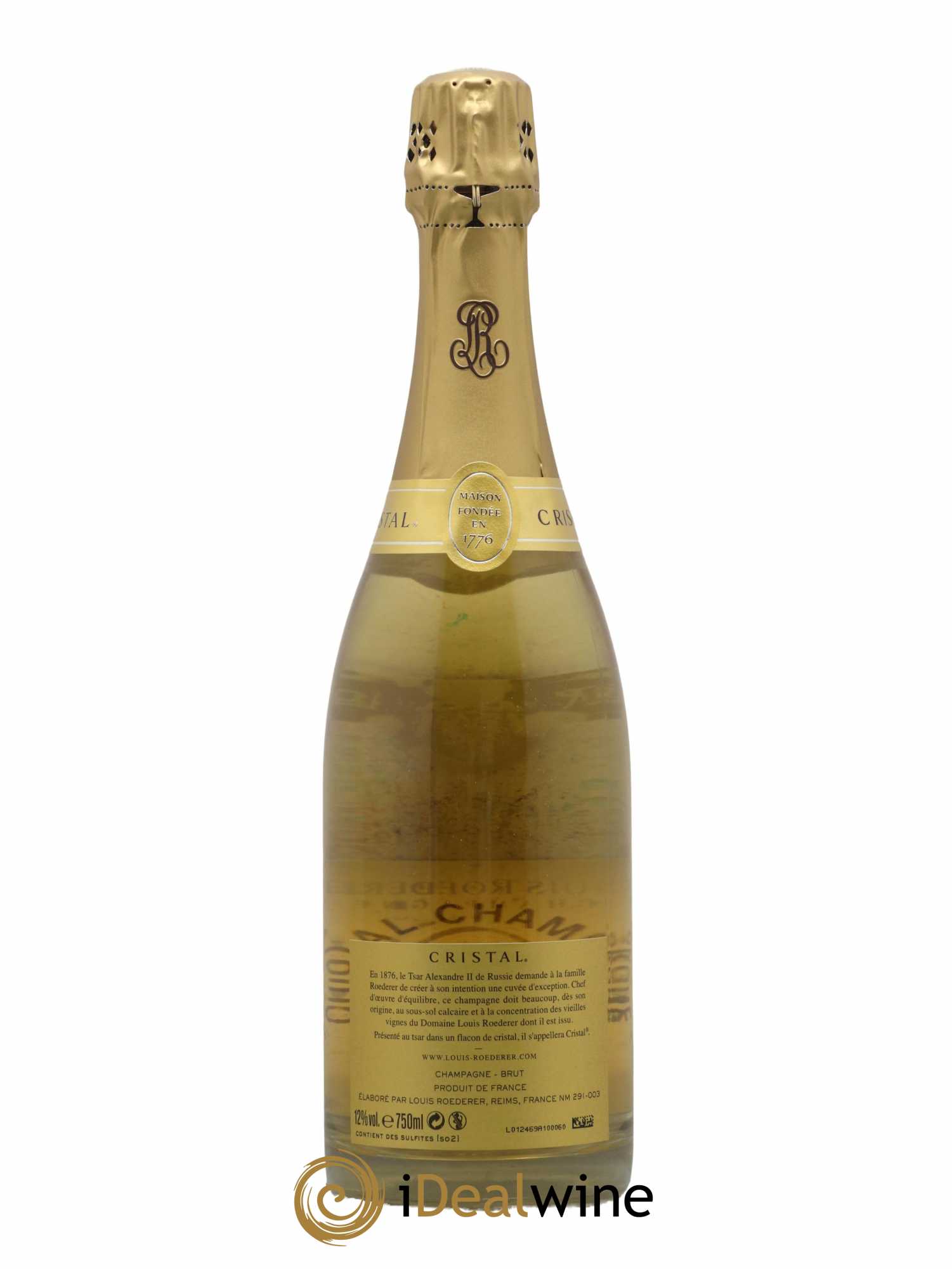 Cristal Louis Roederer 2008 - Lot de 1 bouteille - 1