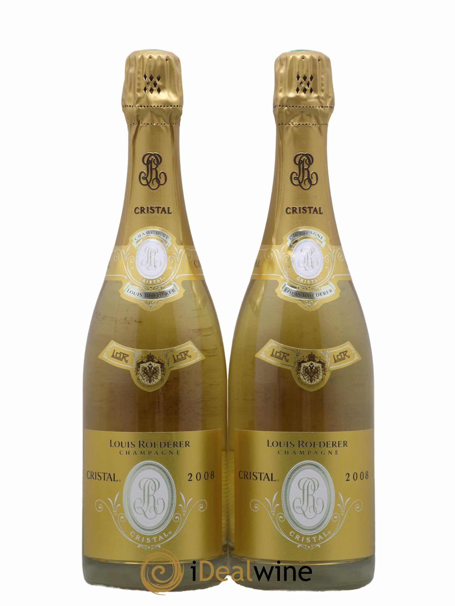 Cristal Louis Roederer 2008 - Lot de 2 bouteilles - 0