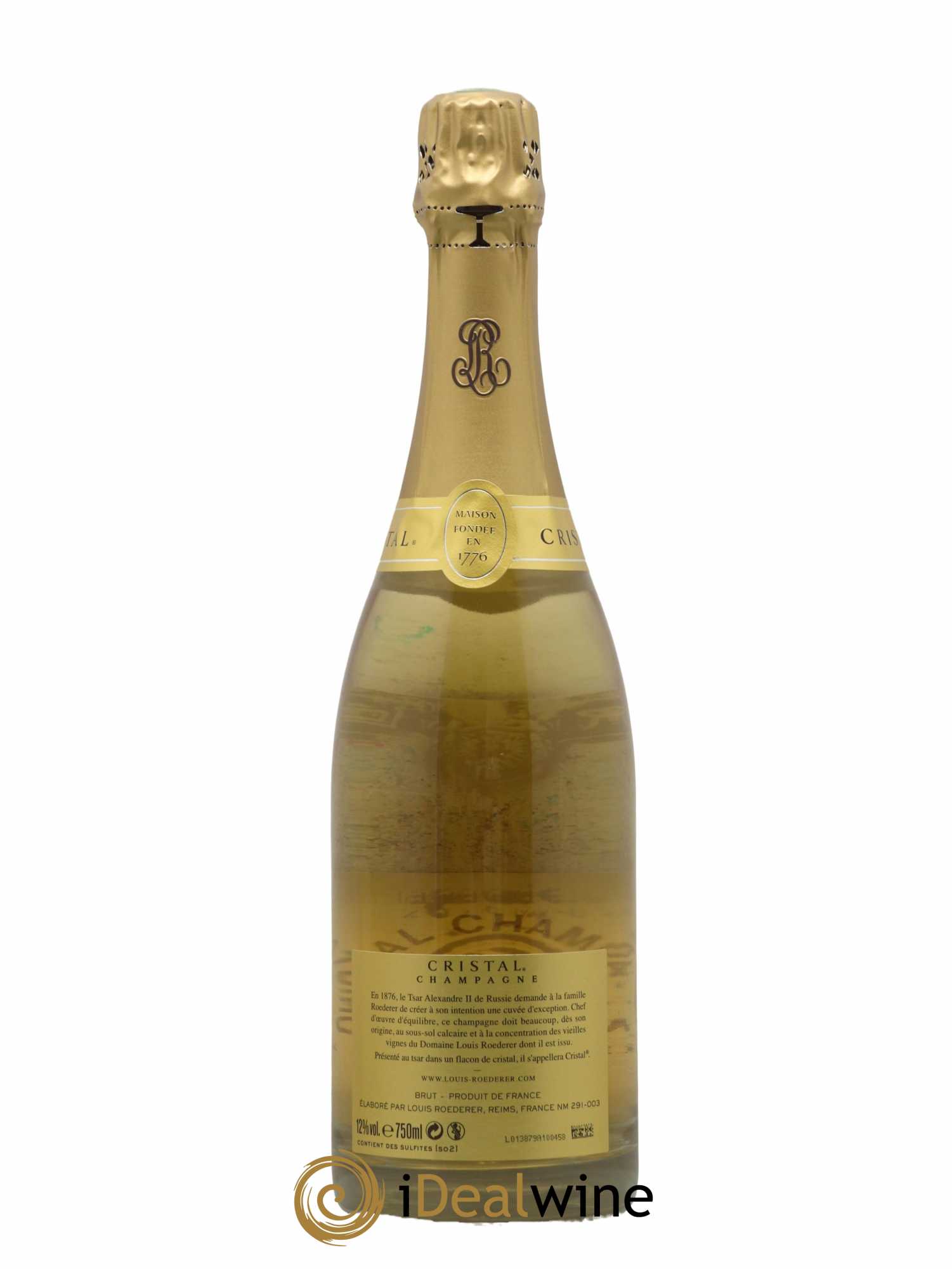 Cristal Louis Roederer 2012 - Lot de 1 bouteille - 1