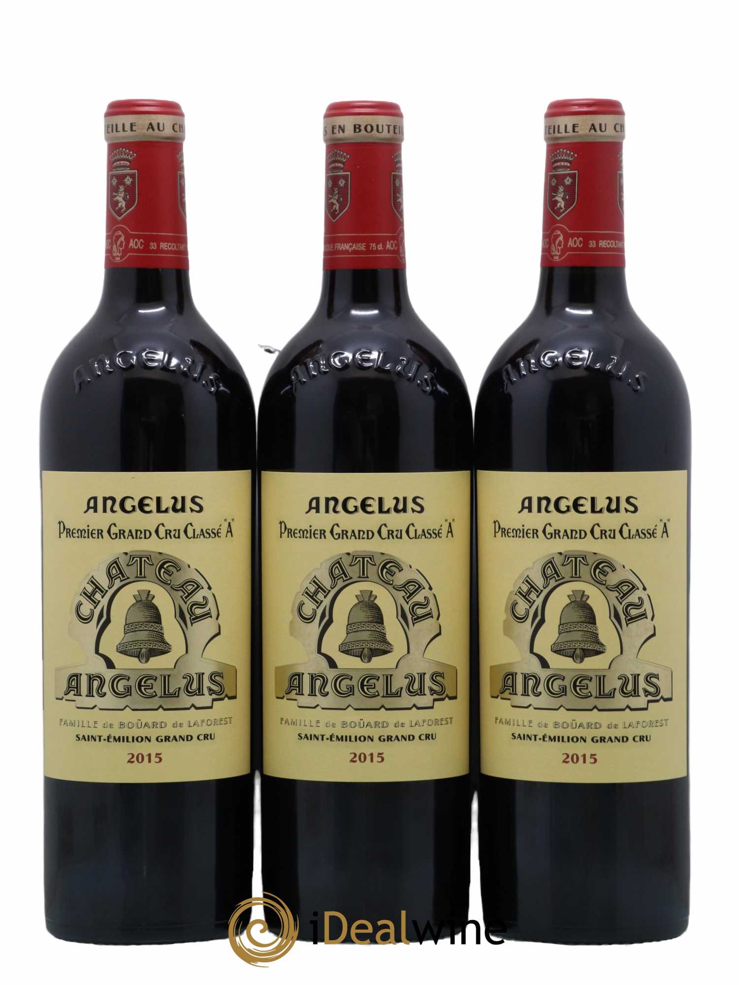 Château Angélus 1er Grand Cru Classé A 2015 - Lot de 6 bouteilles - 1
