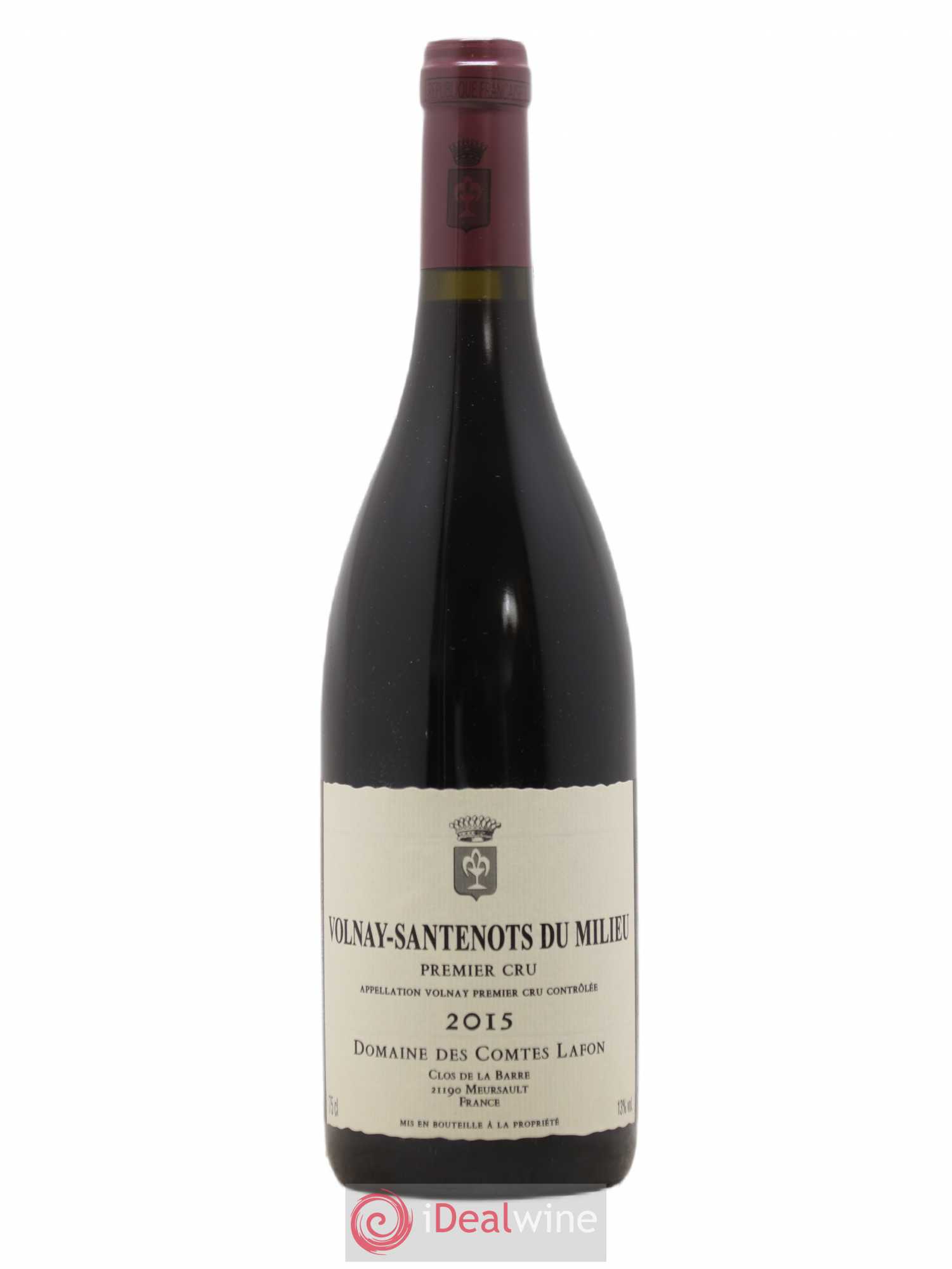 Volnay 1er Cru Santenots du Milieu Comtes Lafon (Domaine des) 2015 - Lot de 1 bouteille - 0