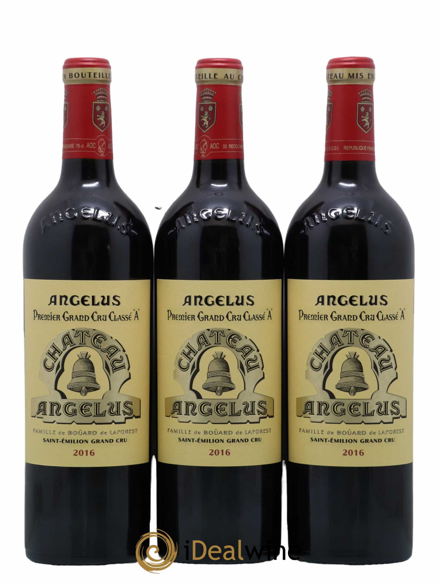 Château Angélus 1er Grand Cru Classé A 2016 - Lot de 6 bouteilles - 1