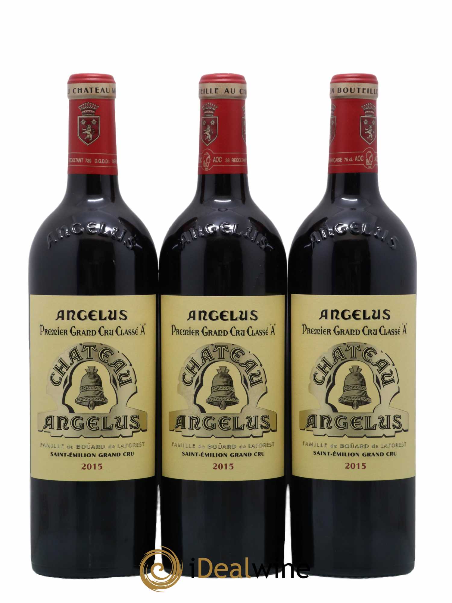 Château Angélus 1er Grand Cru Classé A 2015 - Lot of 6 bottles - 1