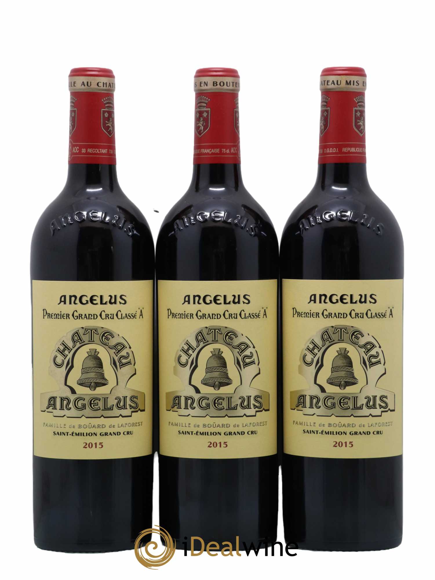 Château Angélus 1er Grand Cru Classé A 2015 - Lot of 6 bottles - 3