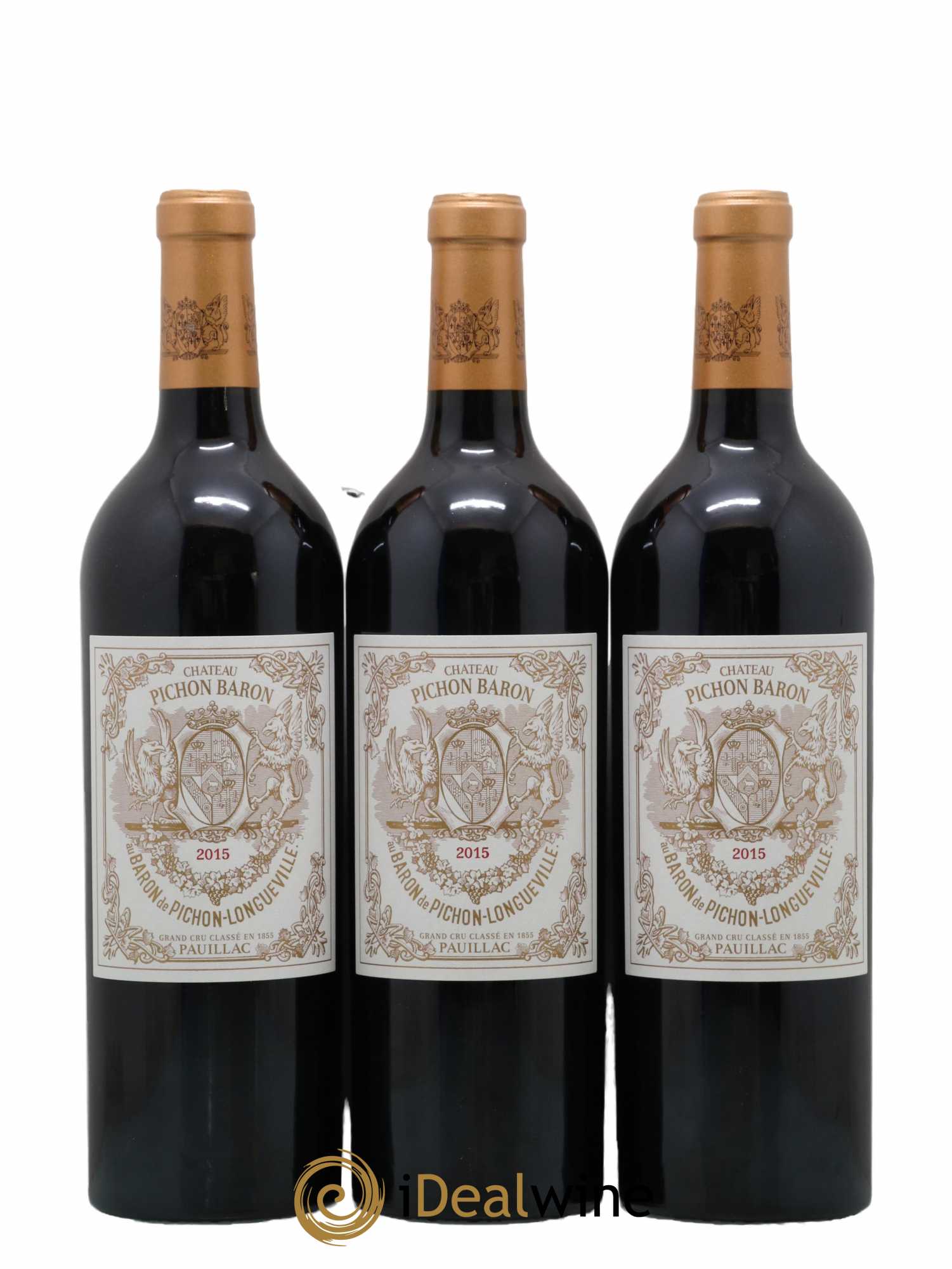 Pichon Longueville Baron 2ème Grand Cru Classé 2015 - Posten von 12 Flaschen - 1