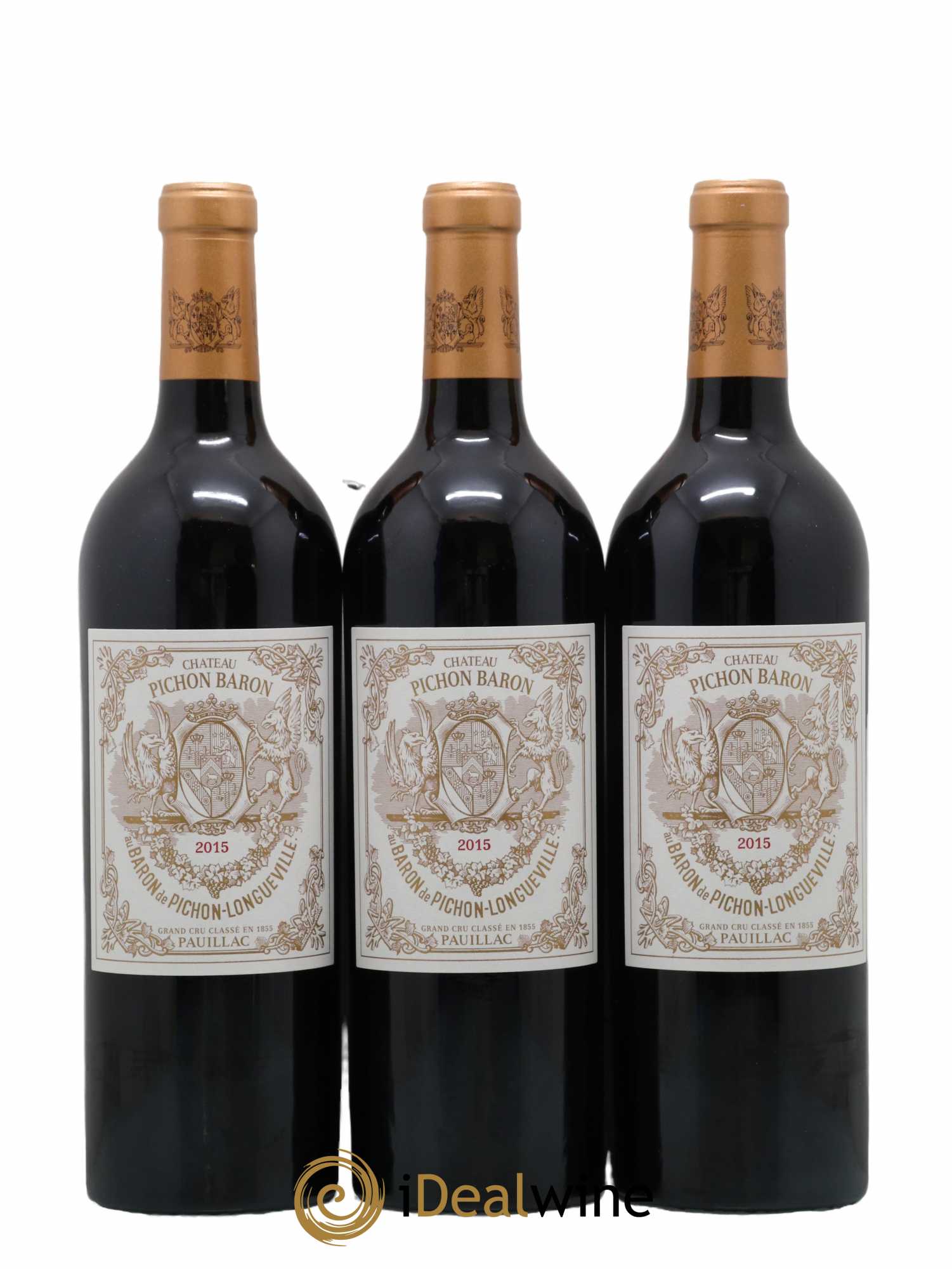 Pichon Longueville Baron 2ème Grand Cru Classé 2015 - Posten von 12 Flaschen - 3