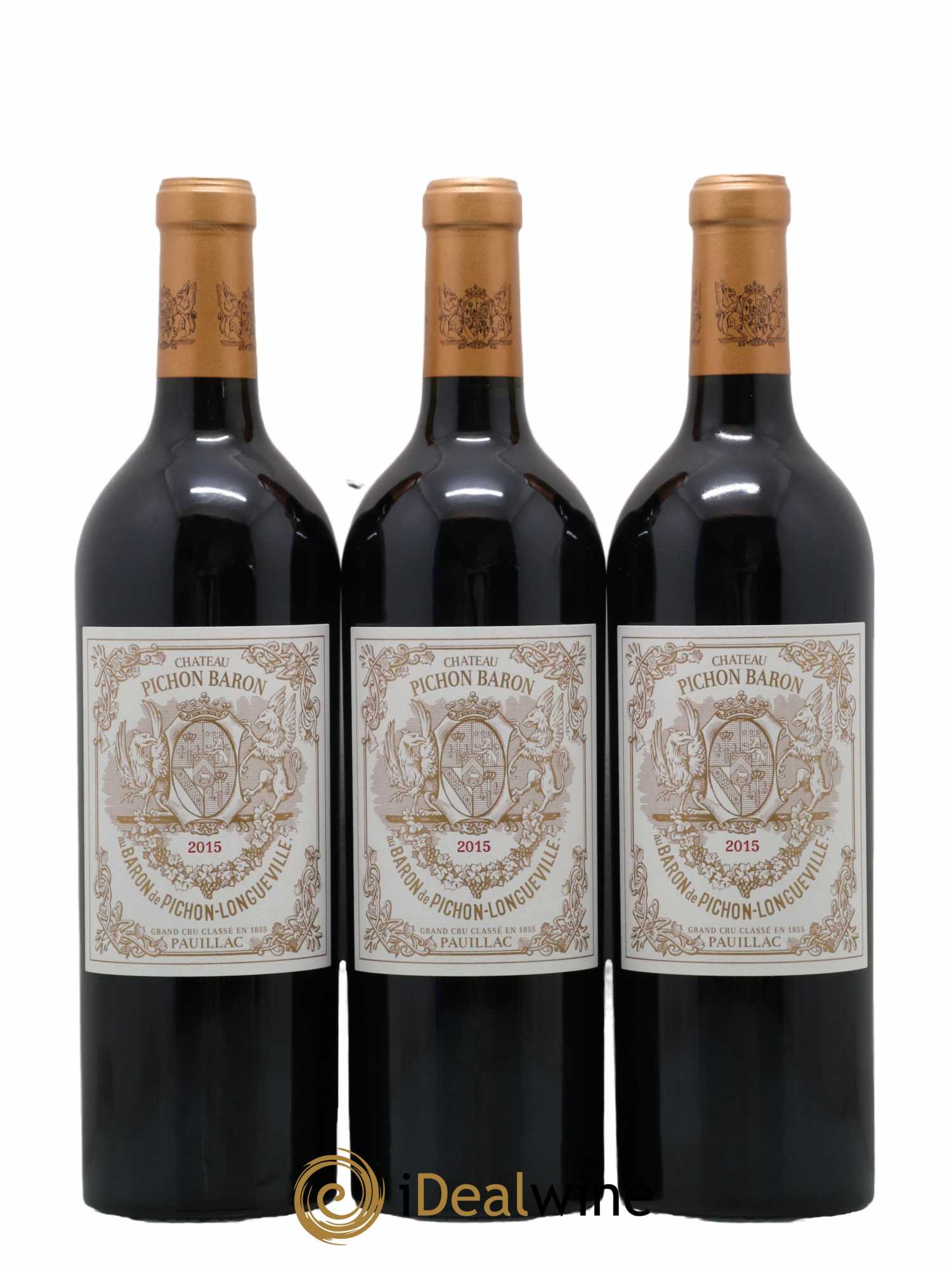 Pichon Longueville Baron 2ème Grand Cru Classé 2015 - Posten von 12 Flaschen - 5