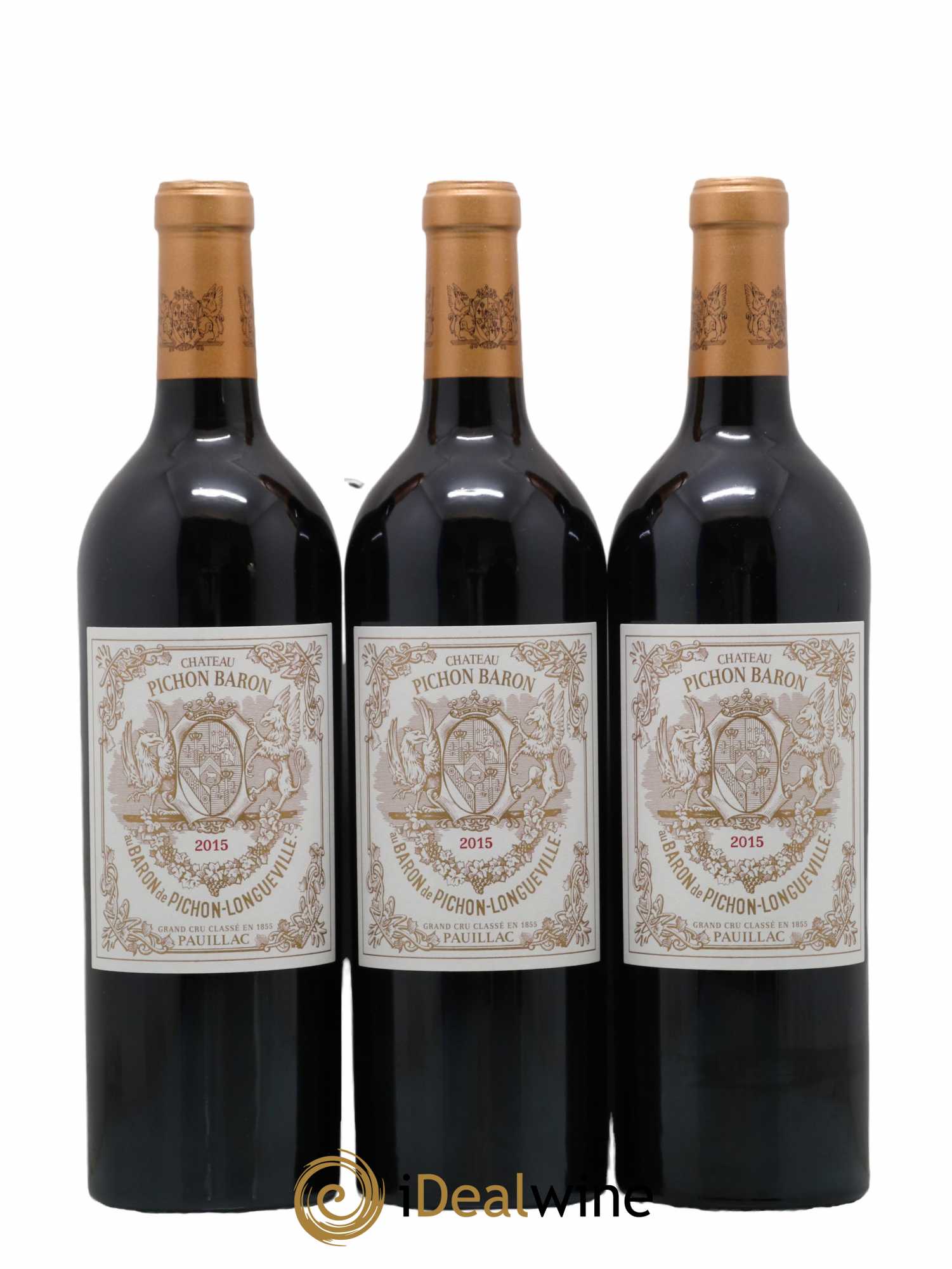 Pichon Longueville Baron 2ème Grand Cru Classé 2015 - Posten von 12 Flaschen - 7